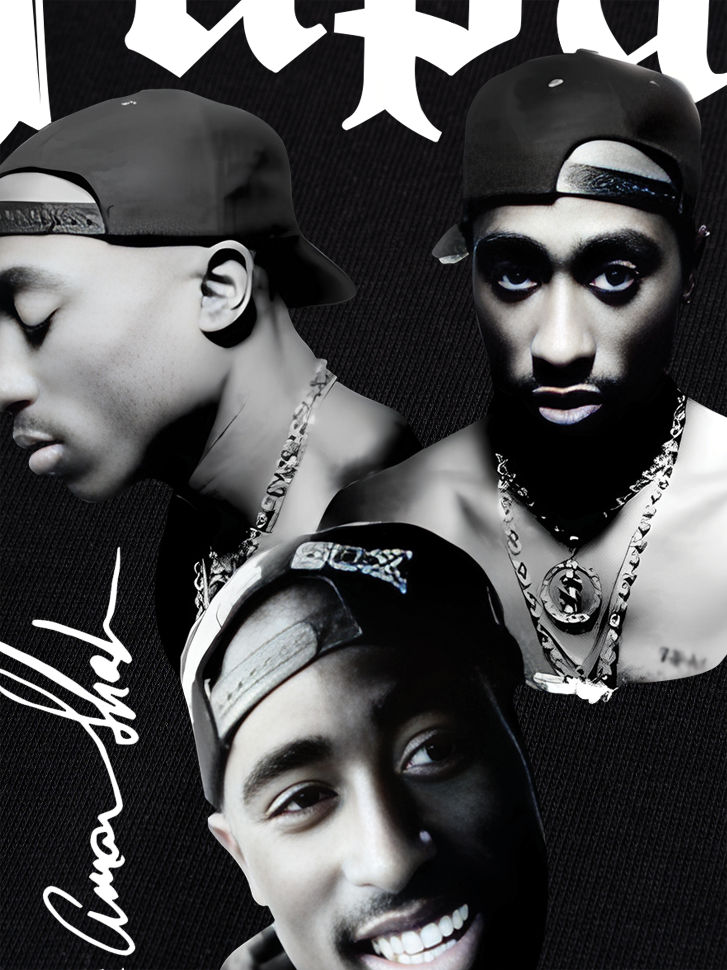 Áo Thun Ringer Relaxed Fit Rapper Tuppac All Eyes OIn Me