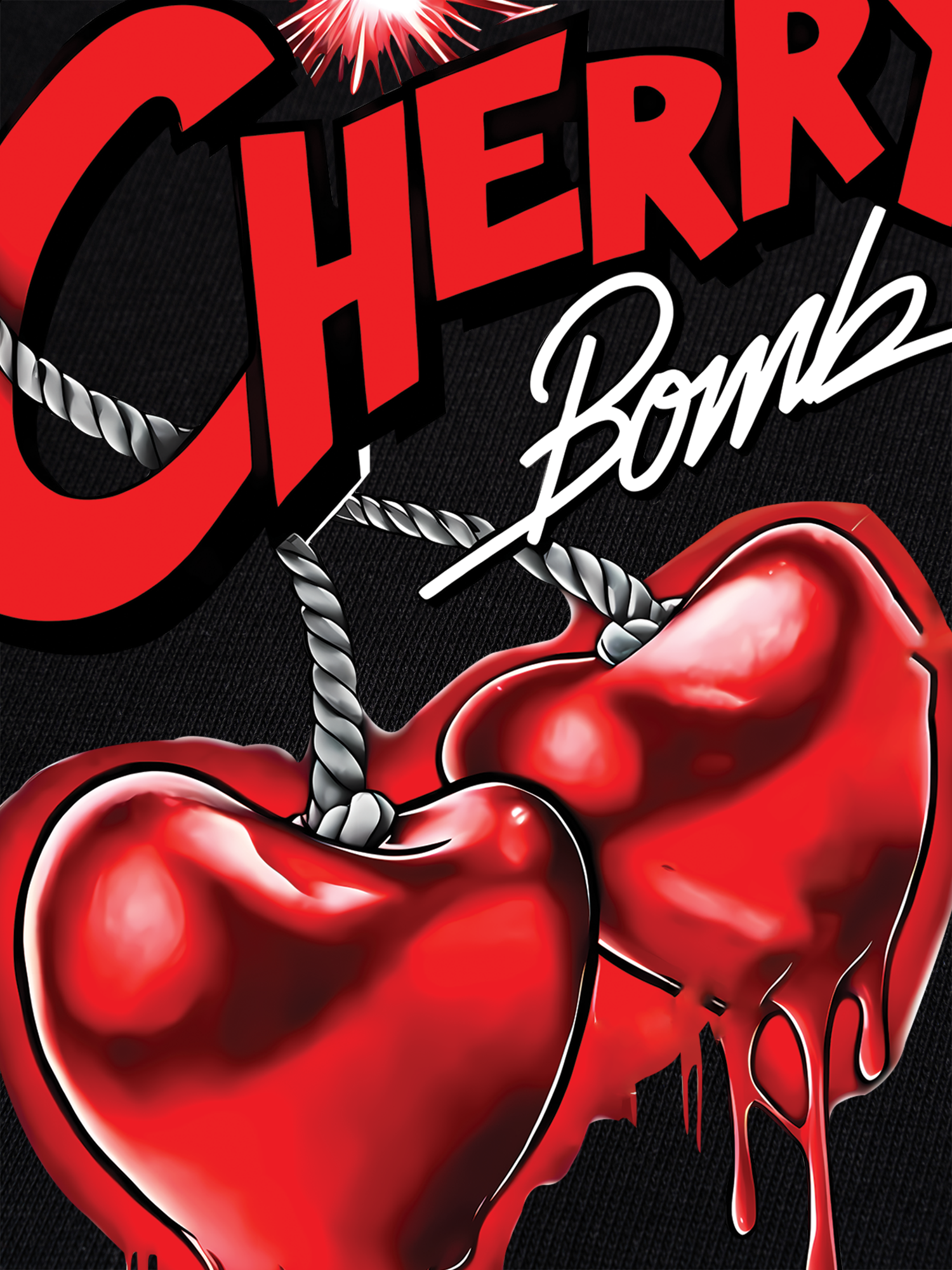 Áo Thun Ringer Relaxed Fit Cherry Bombb