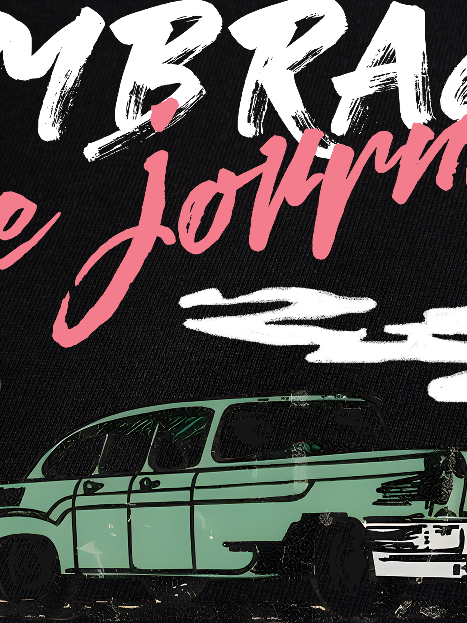 Áo Thun Ringer Relaxed Fit Classic Car Embrace