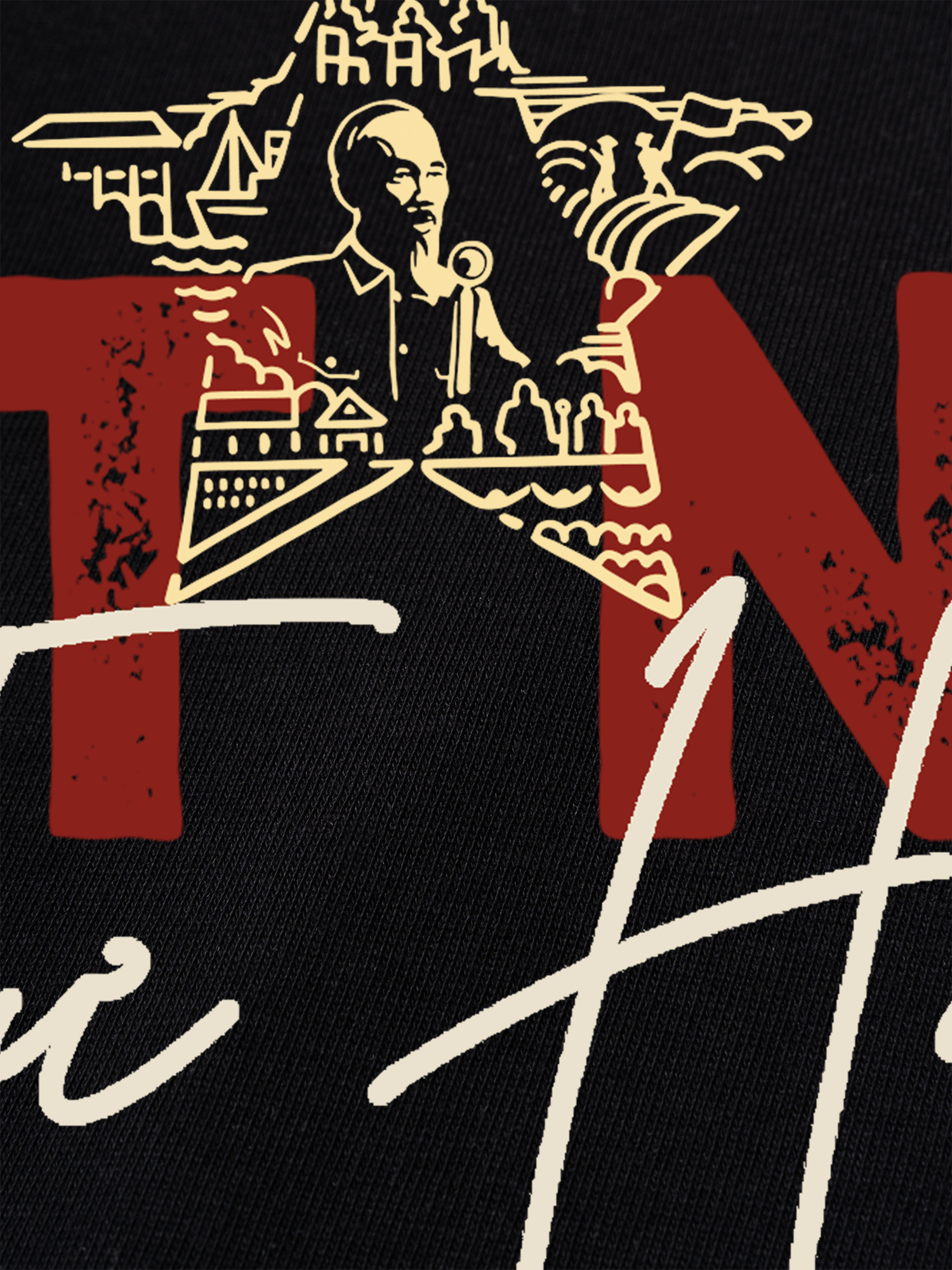 Áo Thun Ringer Relaxed Fit Việt Nam Tự Hào