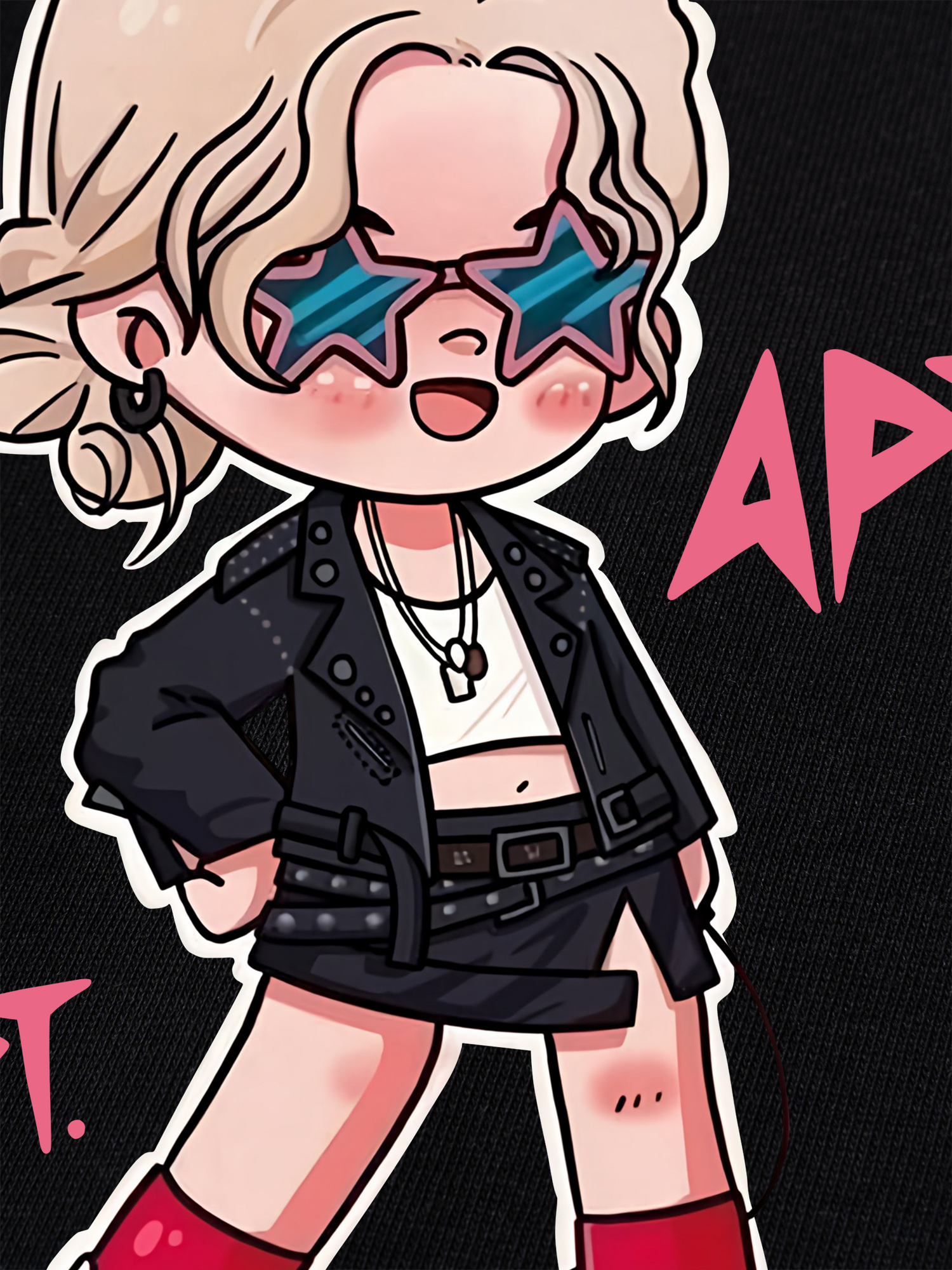 Áo Thun Ringer Relaxed Fit BlackPink Roise APT