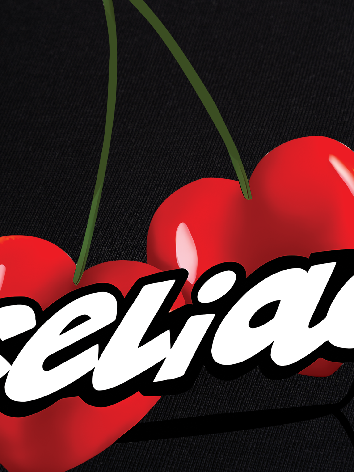 Áo Thun Ringer Relaxed Fit Cherry Celiac