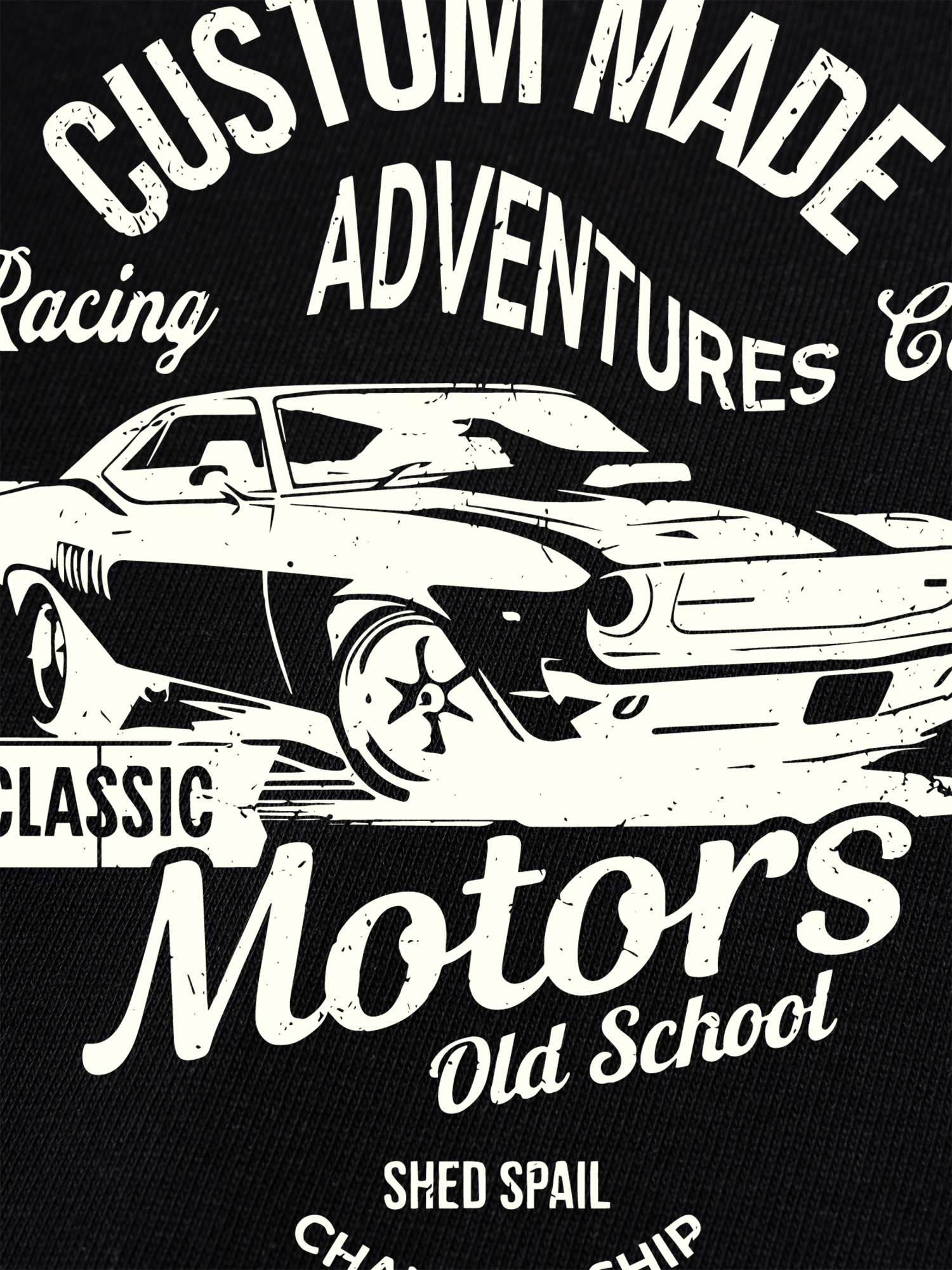 Áo Thun Ringer Relaxed Fit Classic Motors Old School