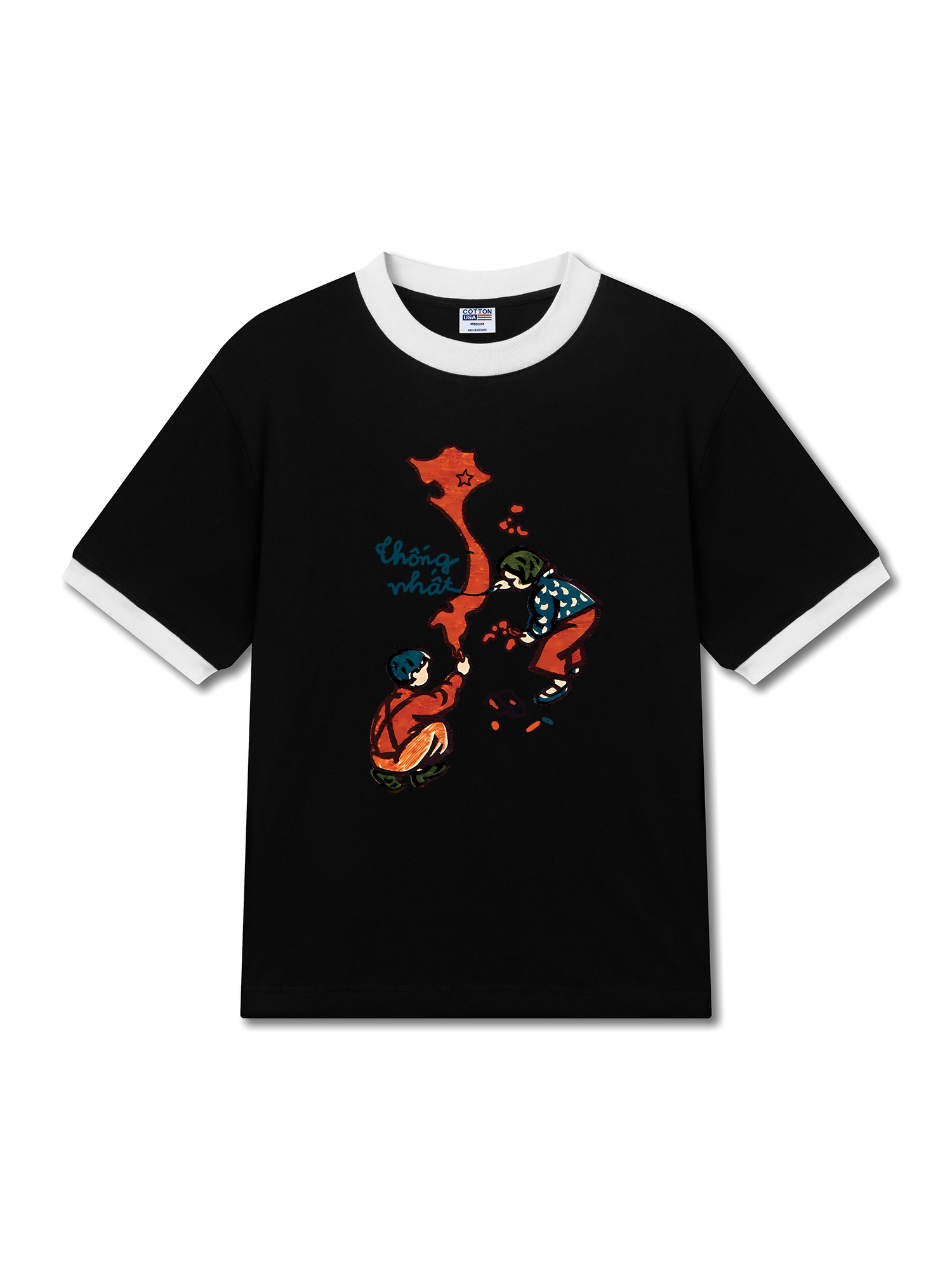 Áo Thun Ringer Relaxed Fit Thống Nhất