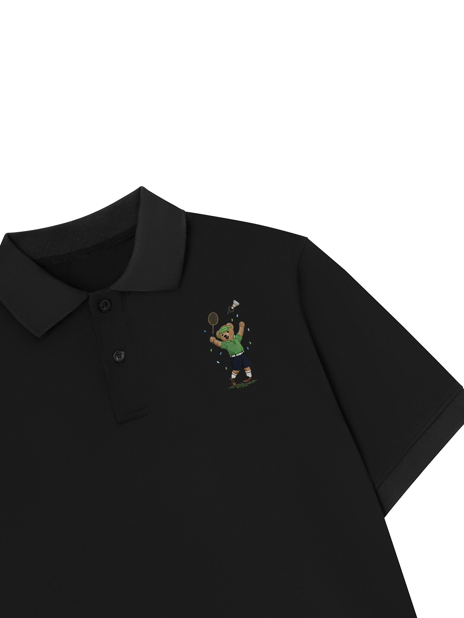 Áo Polo Relaxed Fit Badminton Bear Player