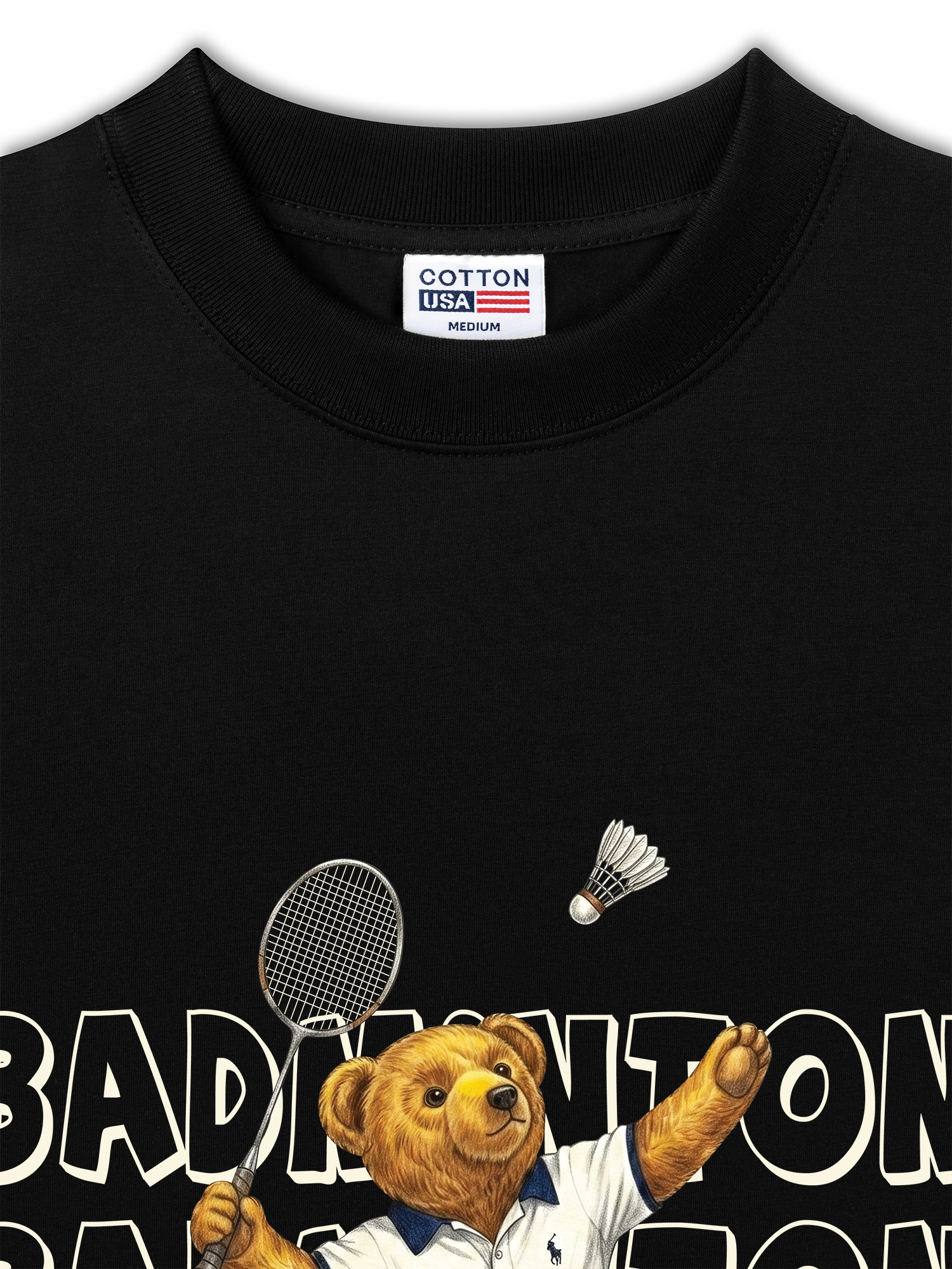 Áo Thun Relaxed Fit Badminton Teddy