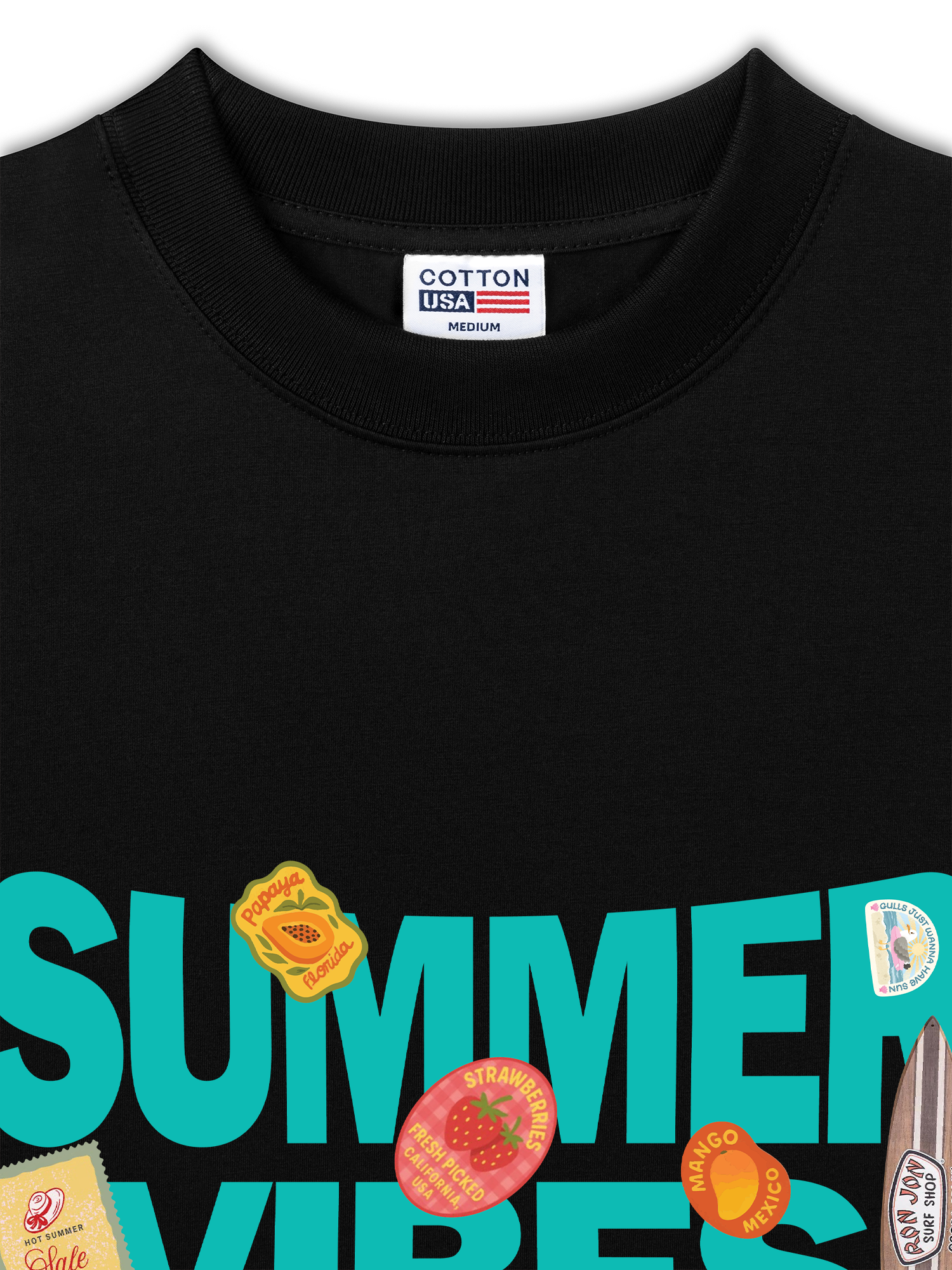 Áo Thun Relaxed Fit Tropical Summer Vibes