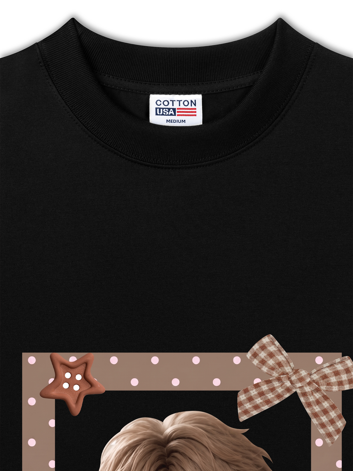 Áo Thun Relaxed Fit Cute Gang Coffee Chibi