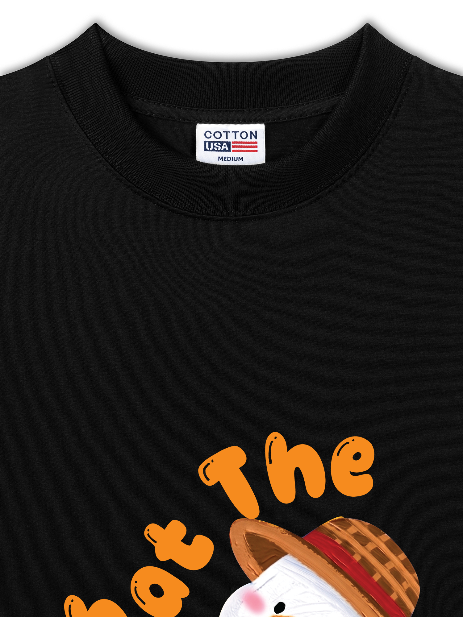 Áo Thun Relaxed Fit Farm What The Duck Orange