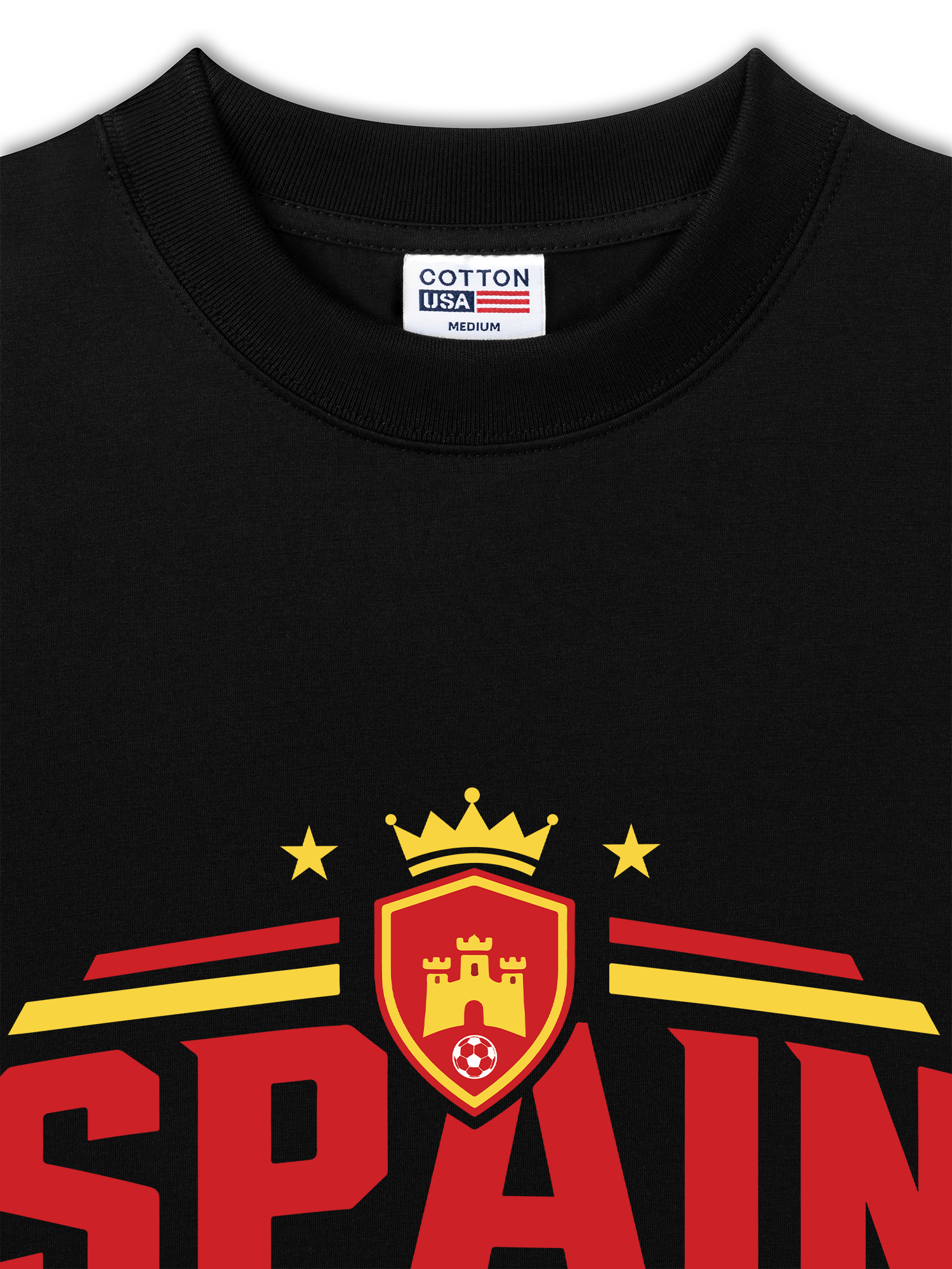 Áo Thun Relaxed Fit Soccer Spain Play With Pasion