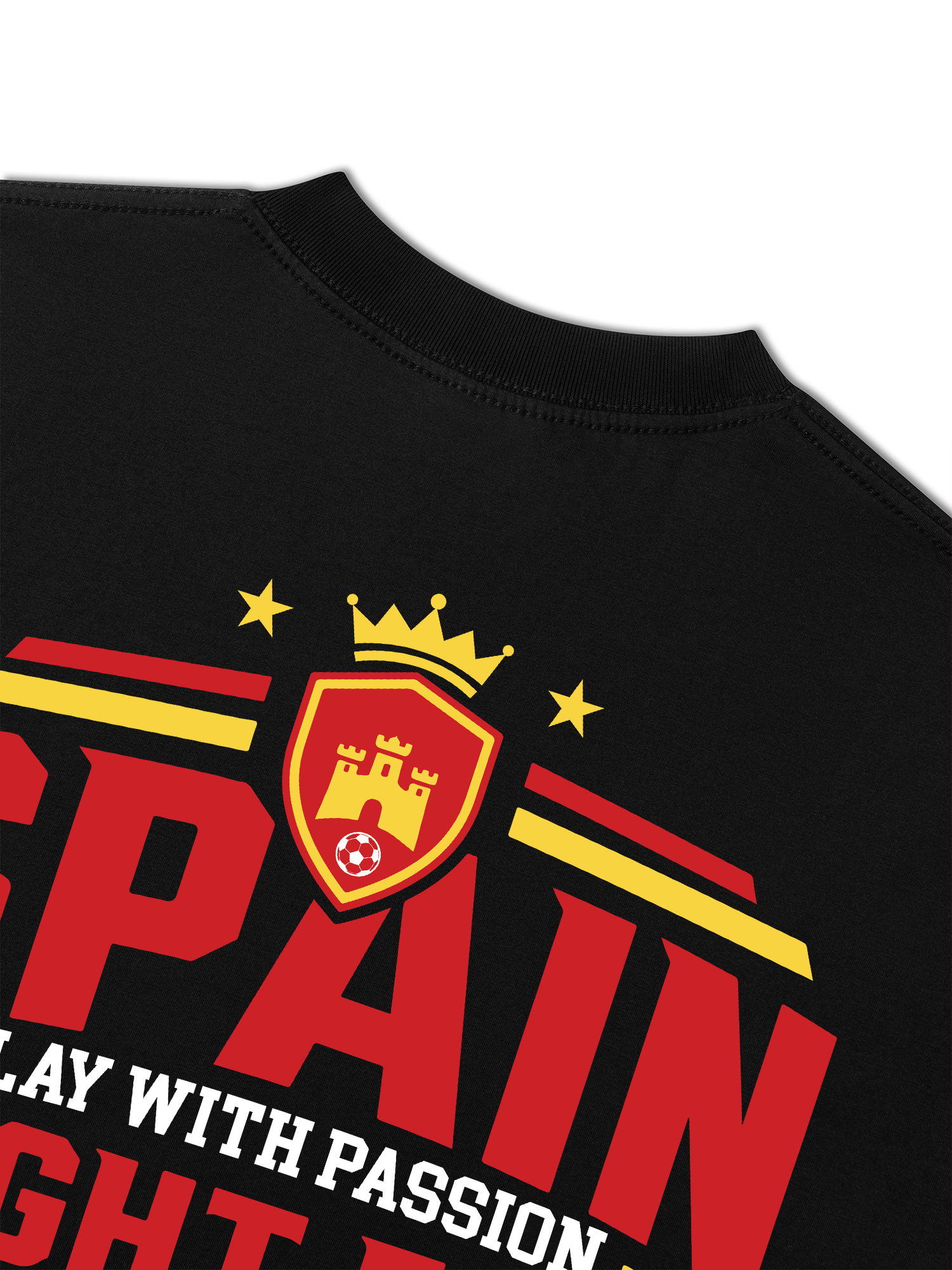 Áo Thun Relaxed Fit Soccer Spain Play With Pasion