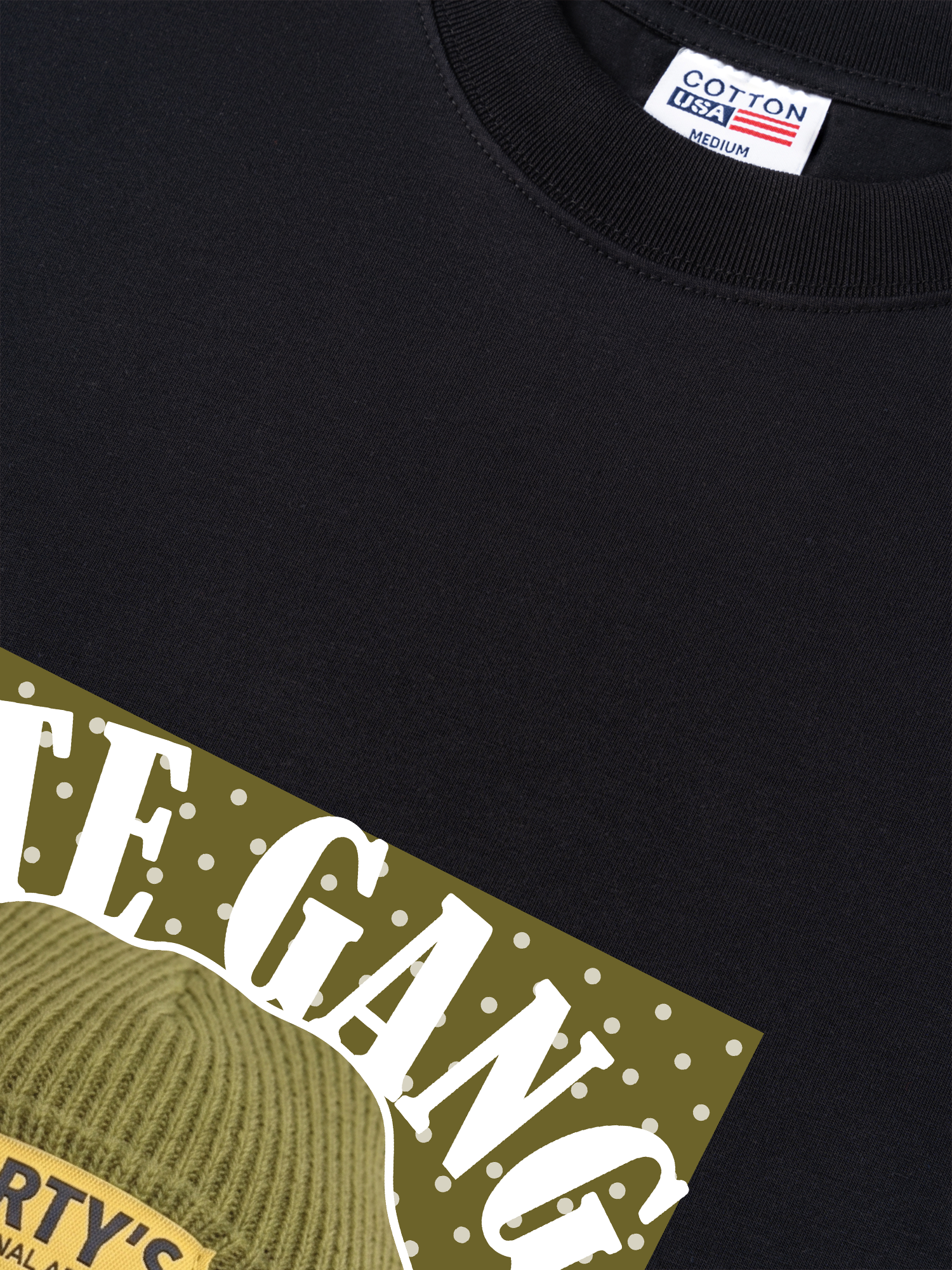 Áo Thun Relaxed Fit Cute Gang Green Dotty