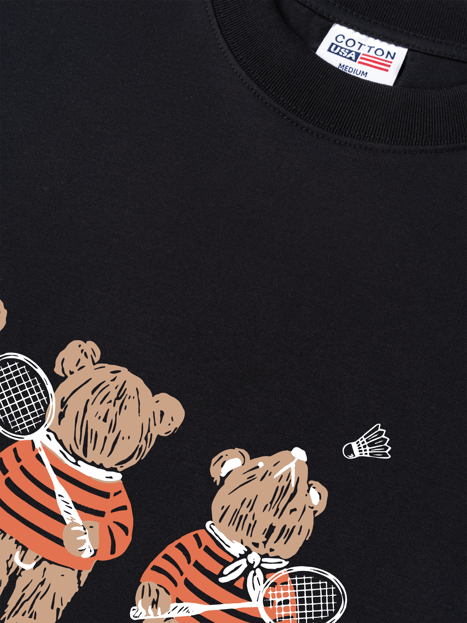 Áo Thun Relaxed Fit Badminton Bears Club