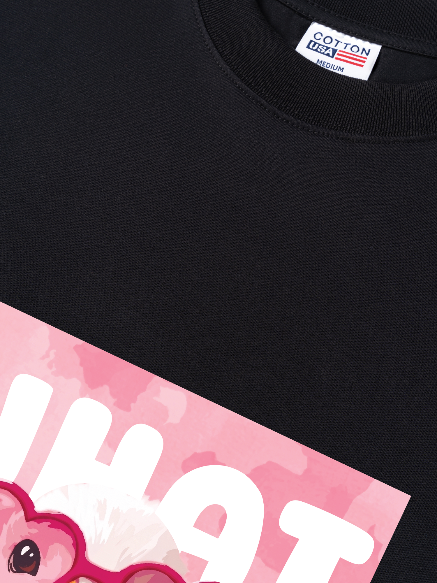 Áo Thun Relaxed Fit Farm What The Duck Pink