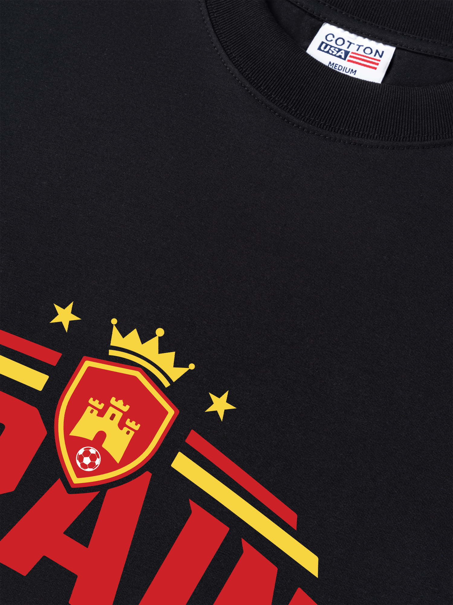 Áo Thun Relaxed Fit Soccer Spain Play With Pasion
