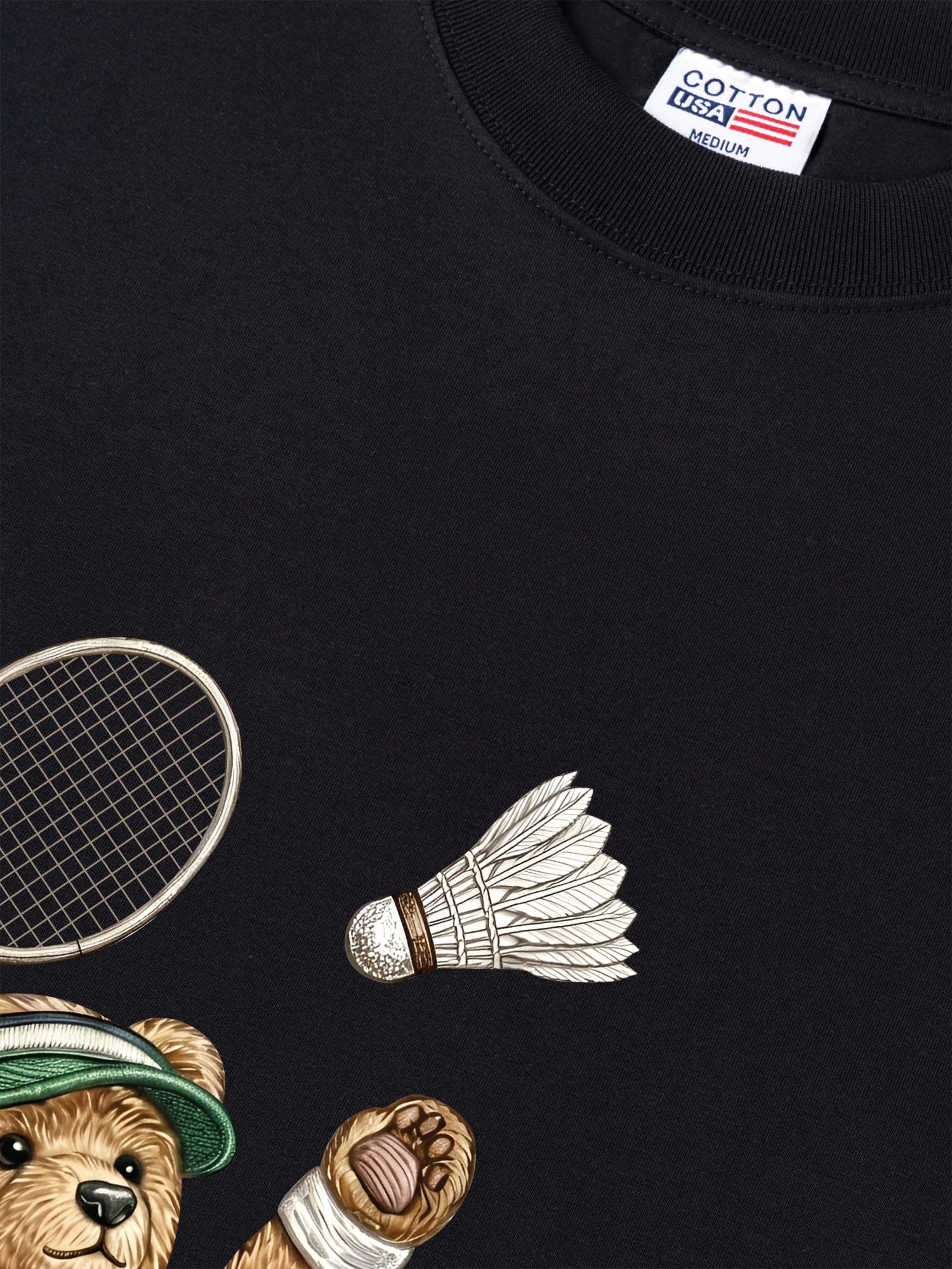 Áo Thun Relaxed Fit Badminton Teddy 88