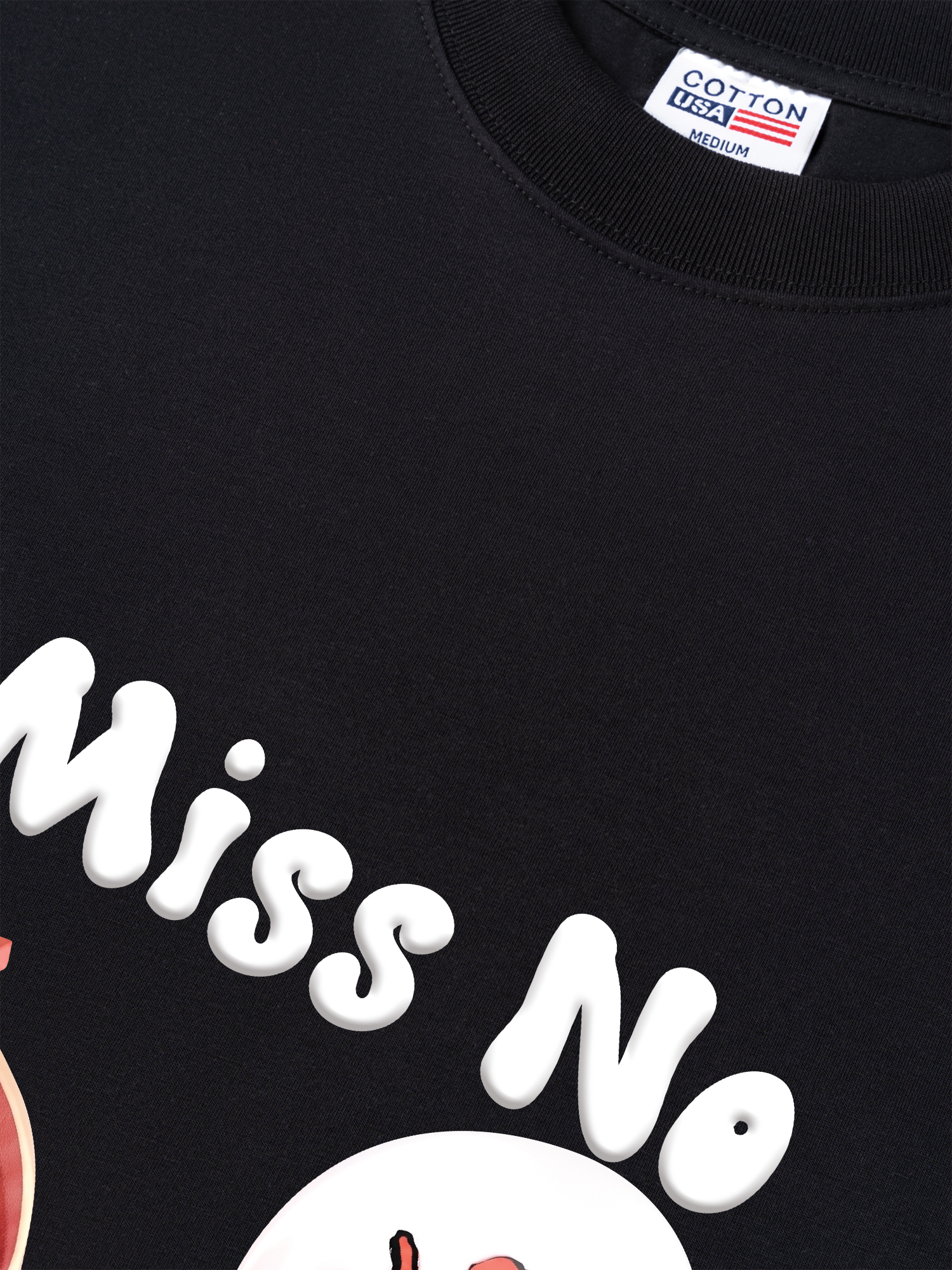 Áo Thun Relaxed Fit Cute Gang Miss No