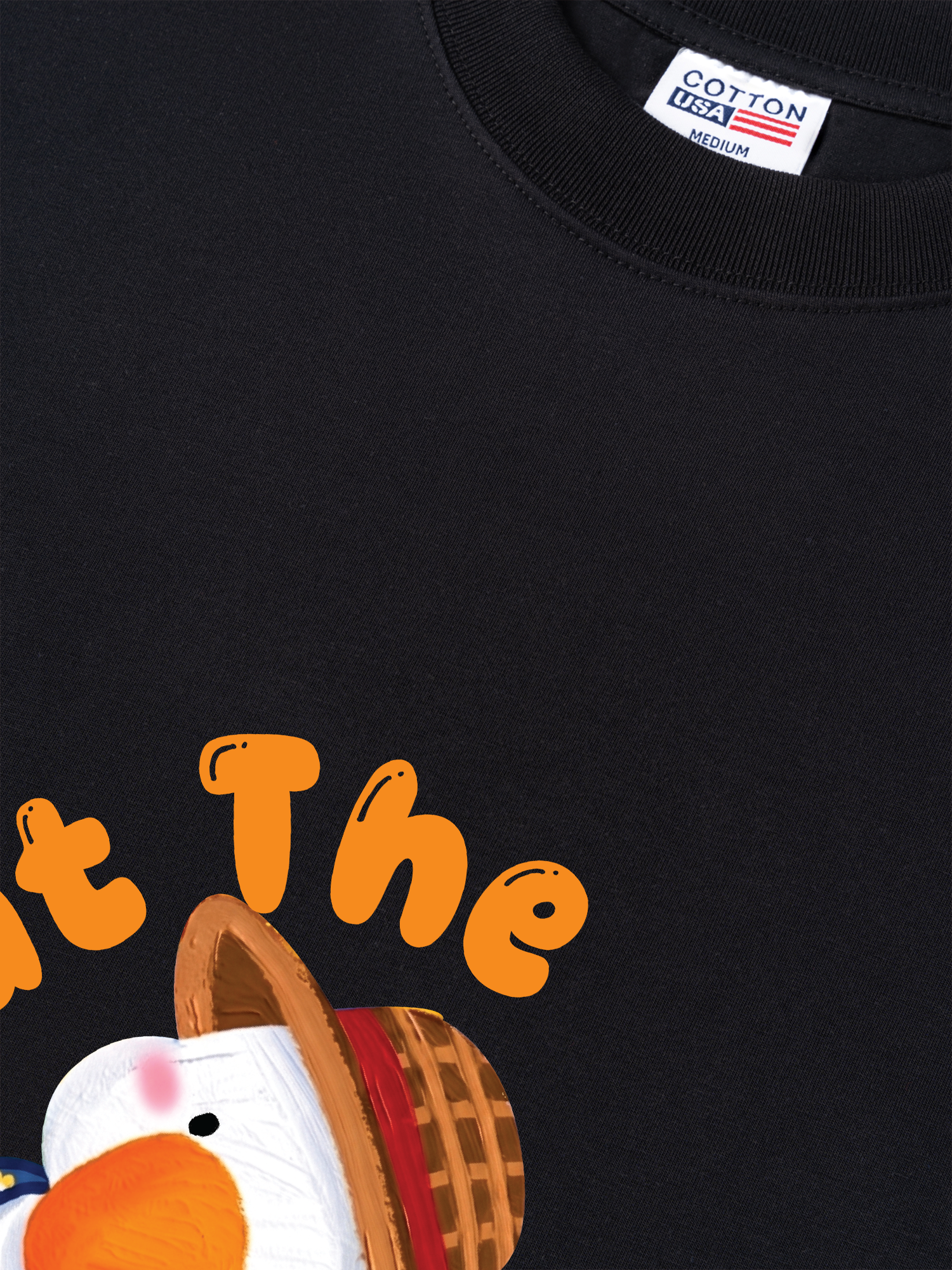 Áo Thun Relaxed Fit Farm What The Duck Orange