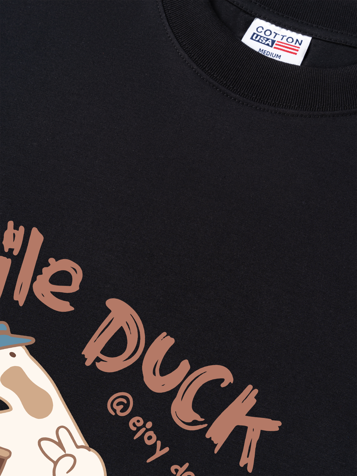 Áo Thun Relaxed Fit Farm Smile Duck