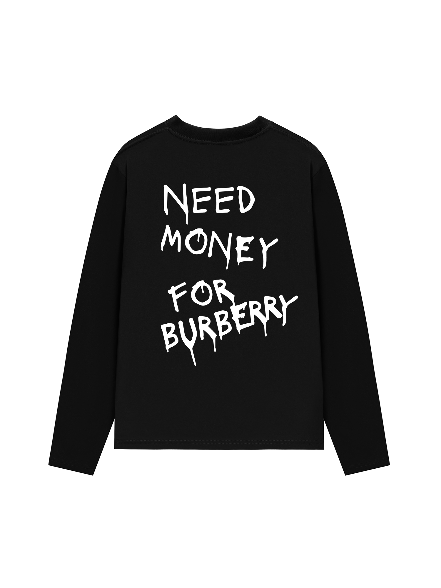 Áo Thun Dài Tay Need Money For Burberry