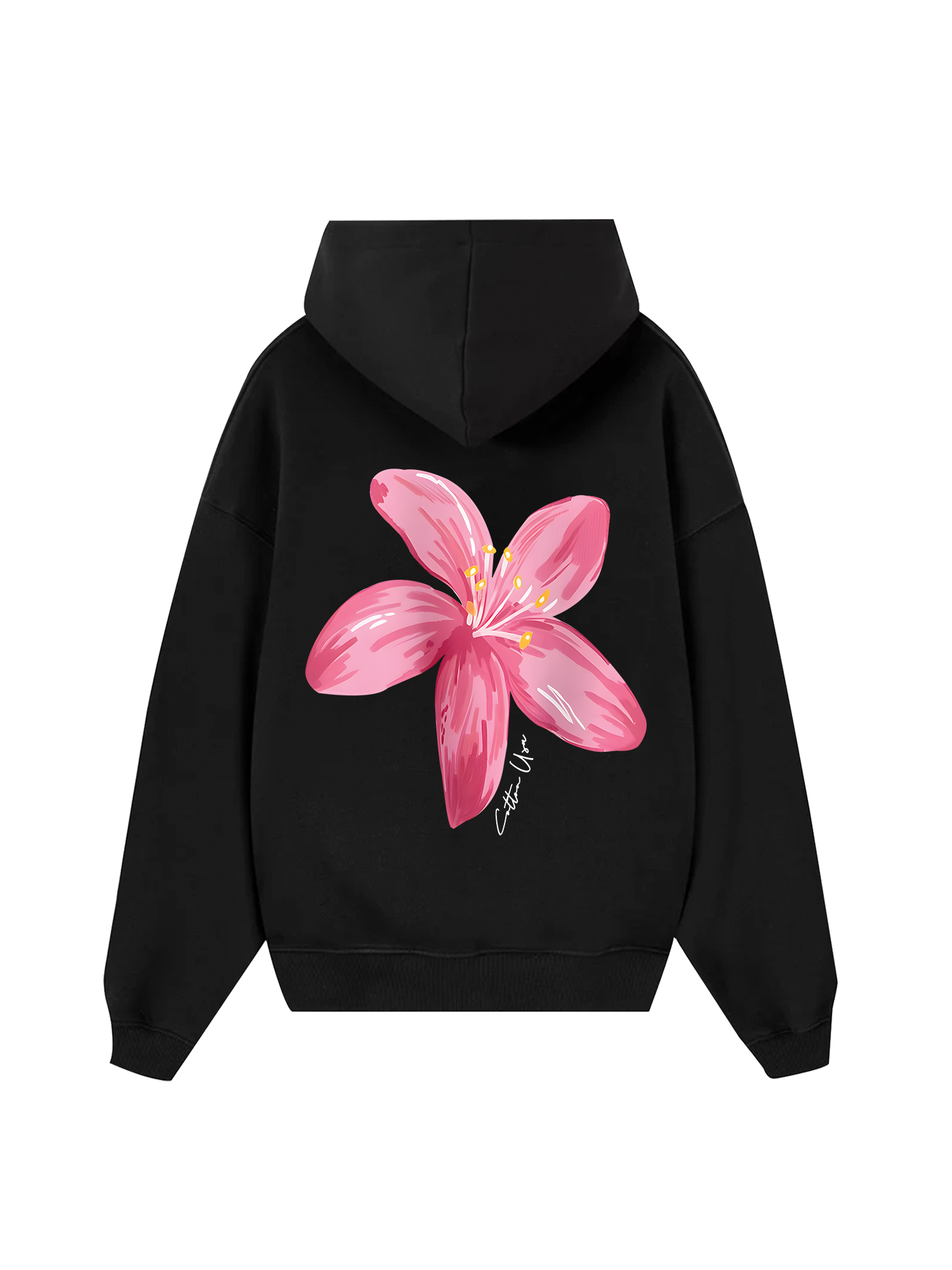 Floral Pink Flower Hoodie