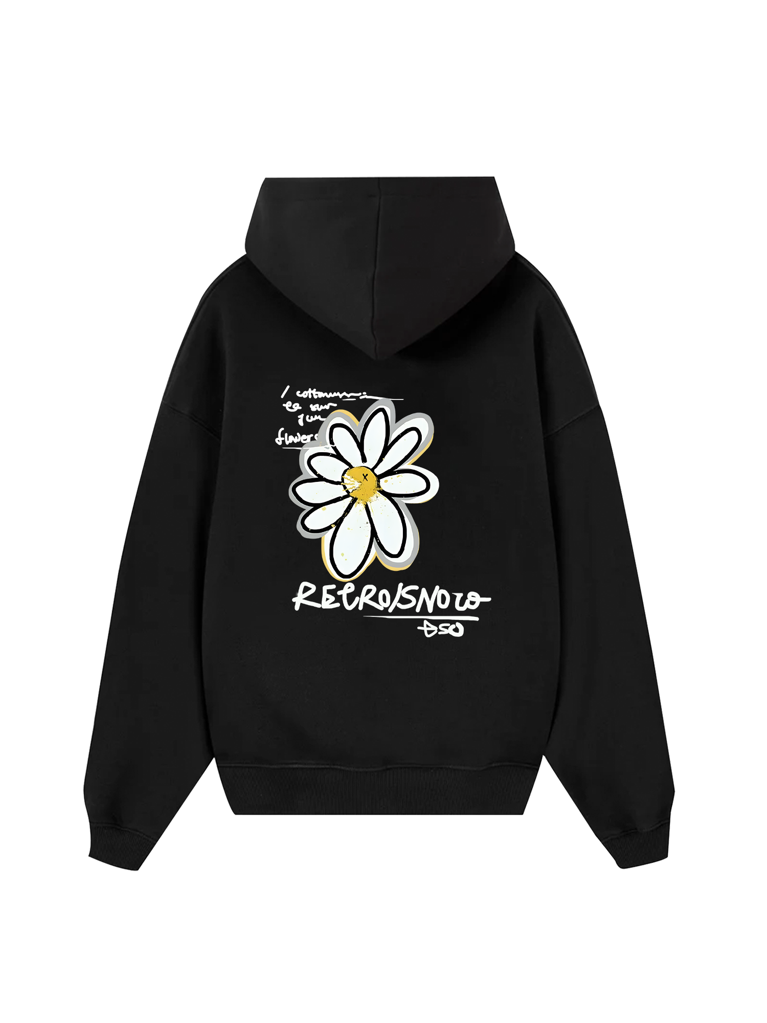 Cotton Usa Daisy Flower Hoodie