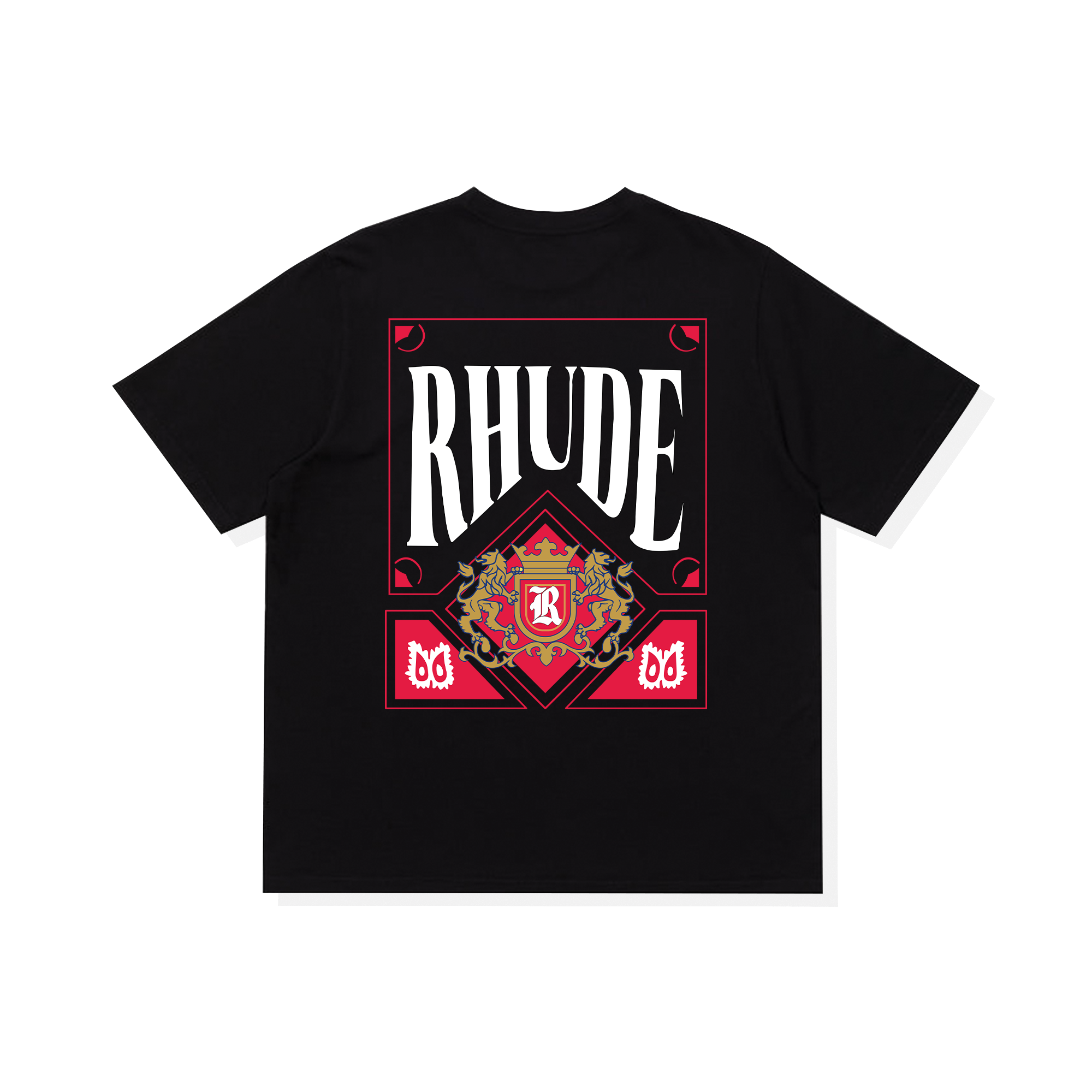 Áo Thun Oversize RHUDE CARD Red