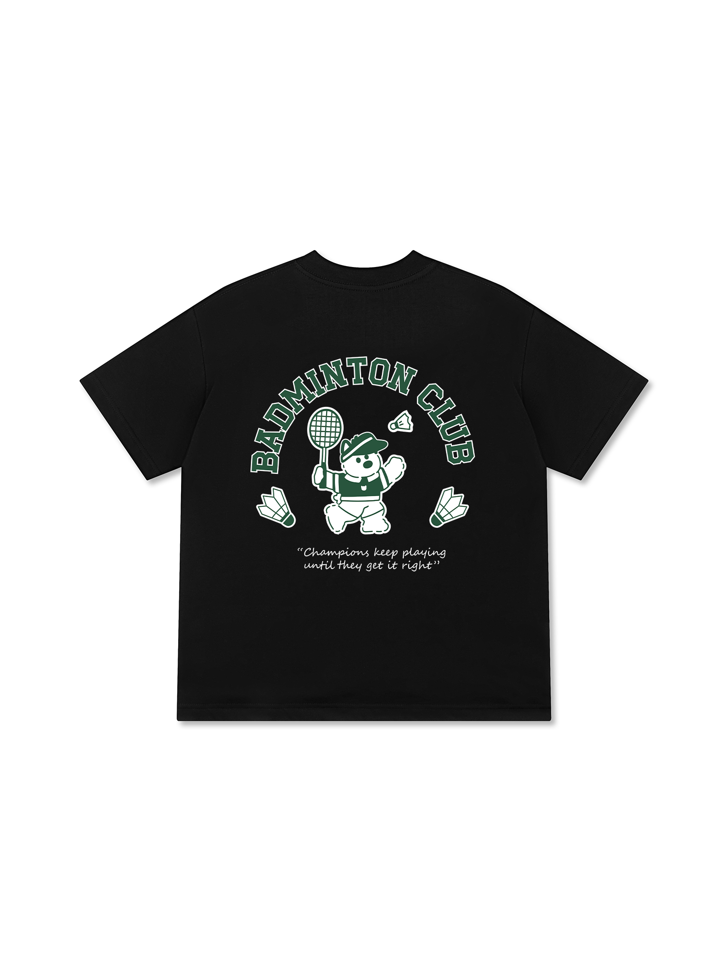 Áo Thun Relaxed Fit Badminton Club Green