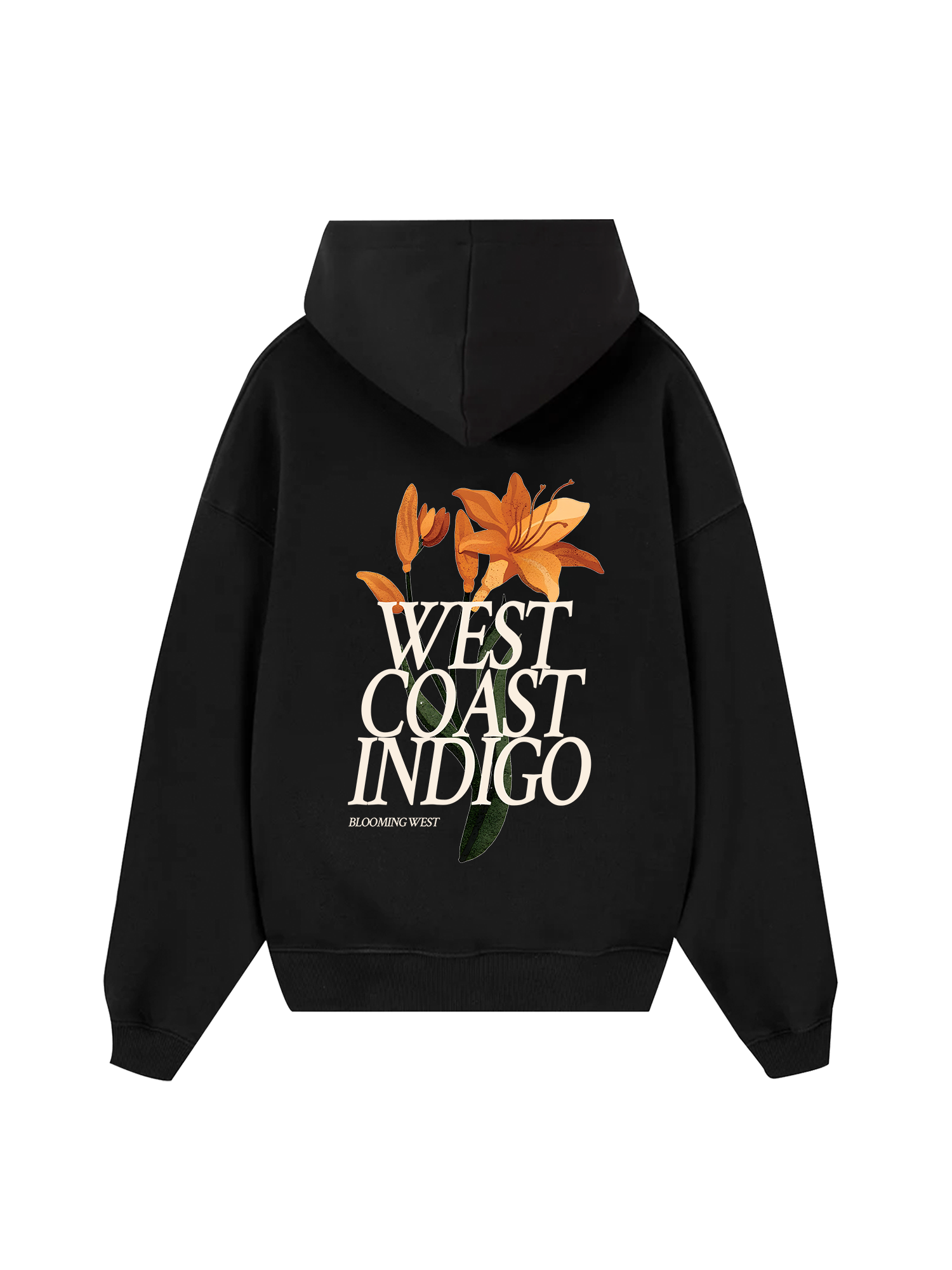 West coast indigo Hoodie