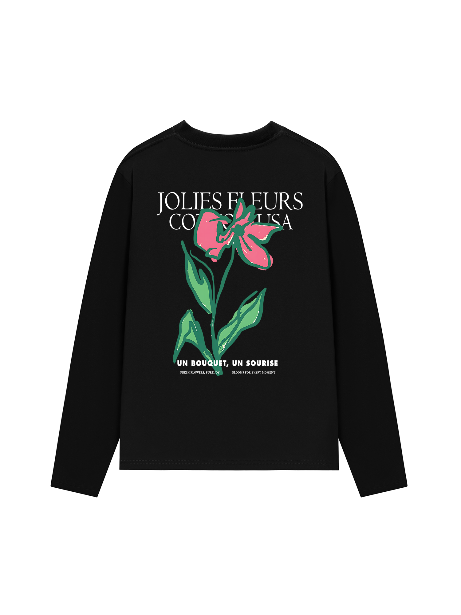 Áo Thun Dài Tay Floral Jolies Fleurs