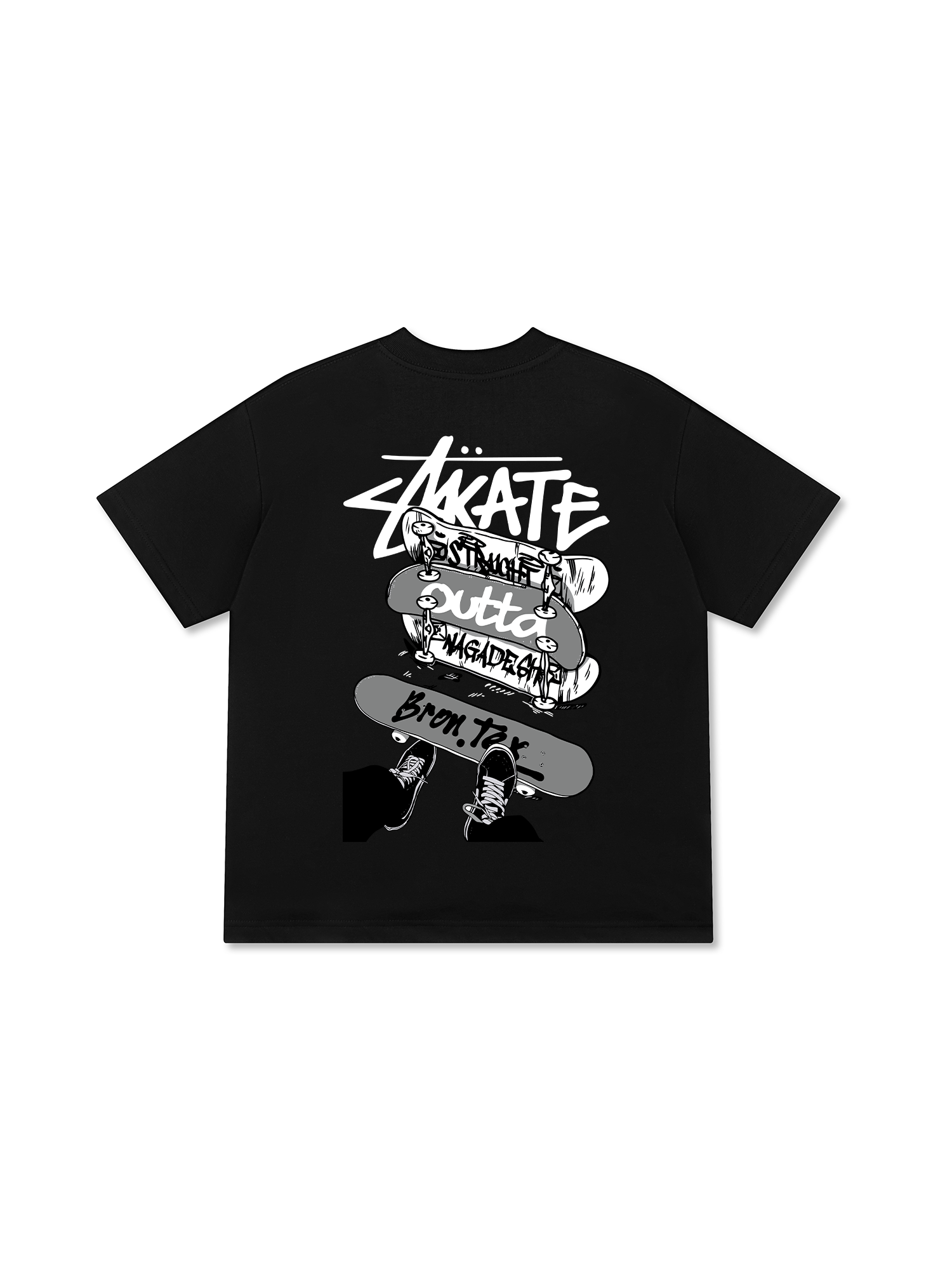 Áo Thun Relaxed Fit Skate Stack