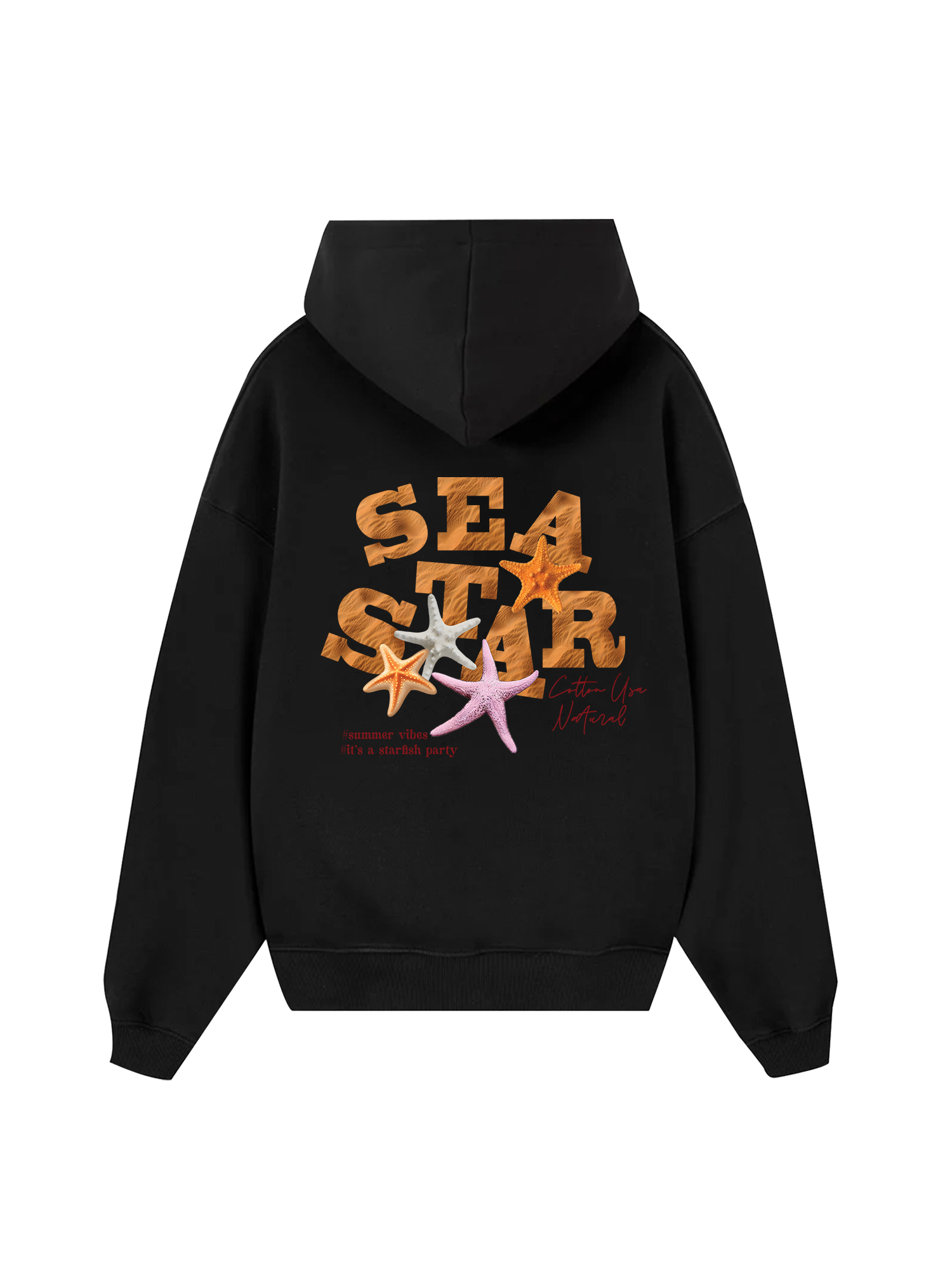 Tropical Starfish Parrty Sand Hoodie