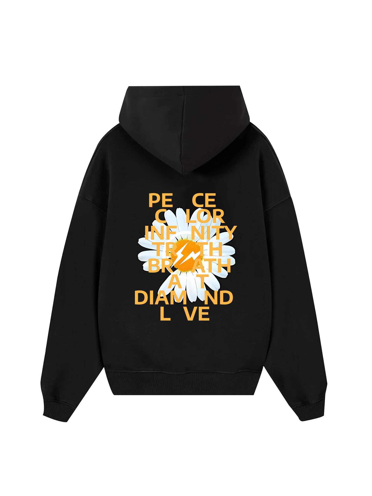 Floral Peace Color Love Hoodie