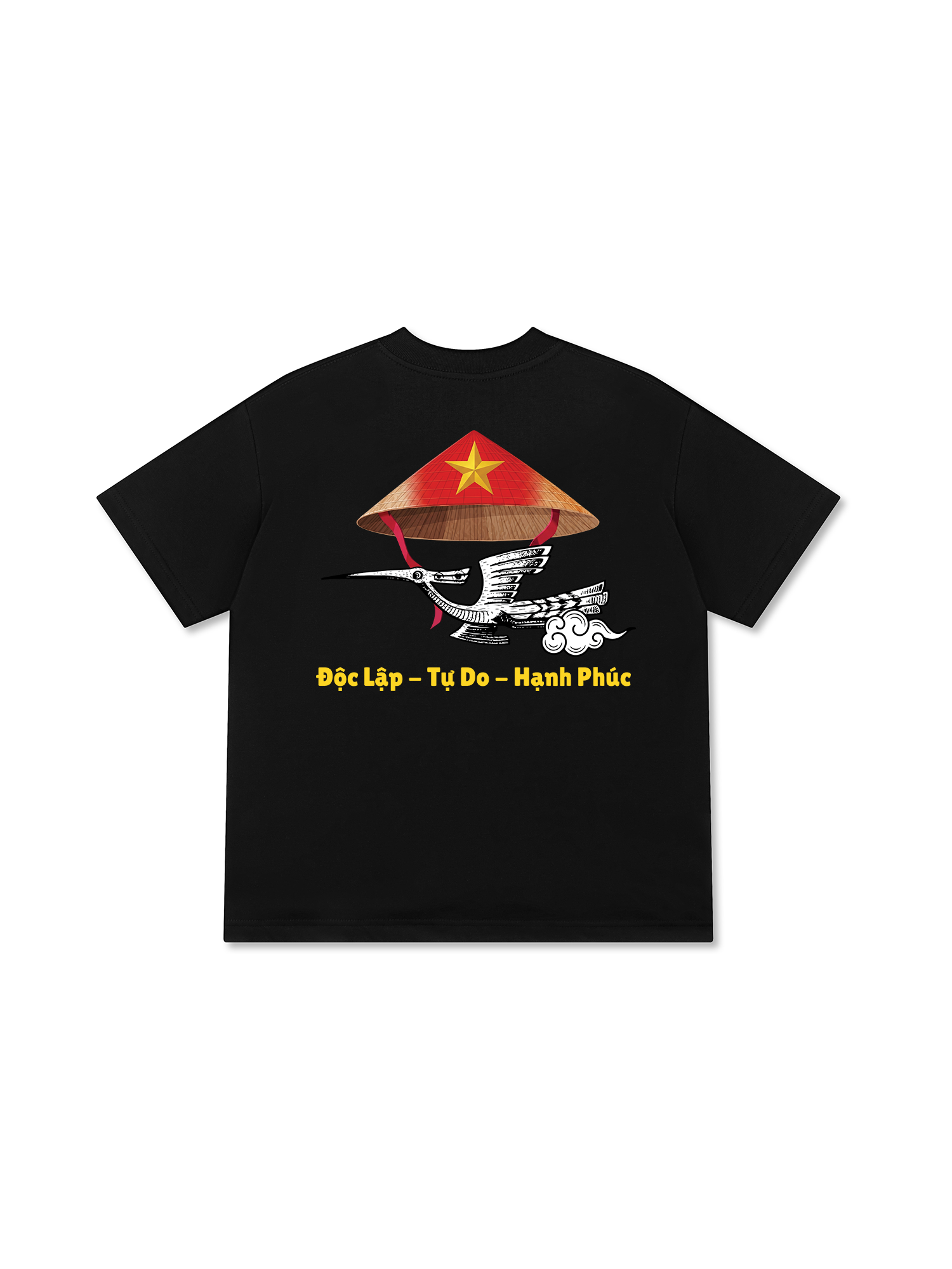 Áo Thun Relaxed Fit Độc Lập Tự Do Hạnh Phúc