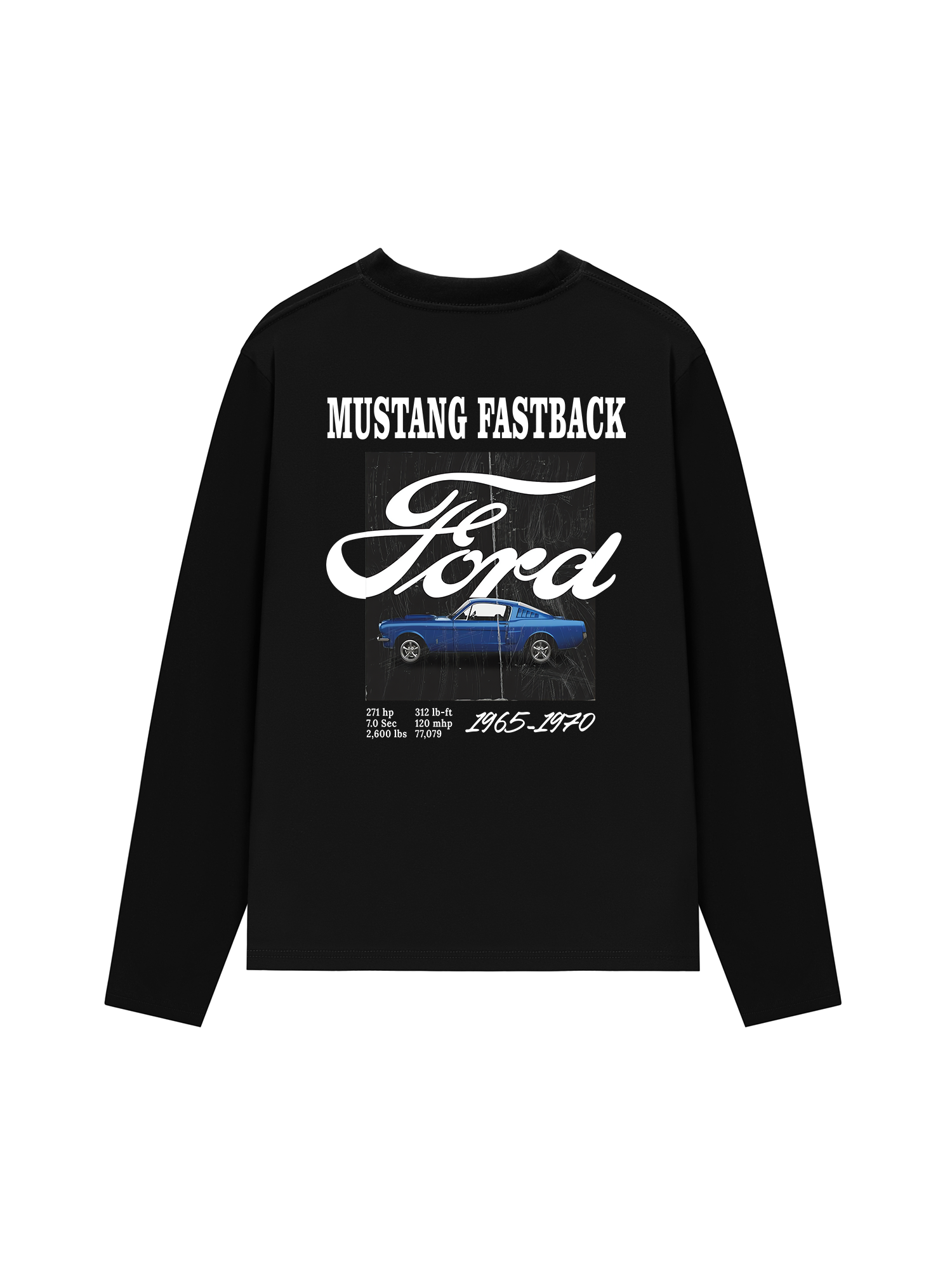 Áo Thun Dài Tay Ford Mustang Fastback