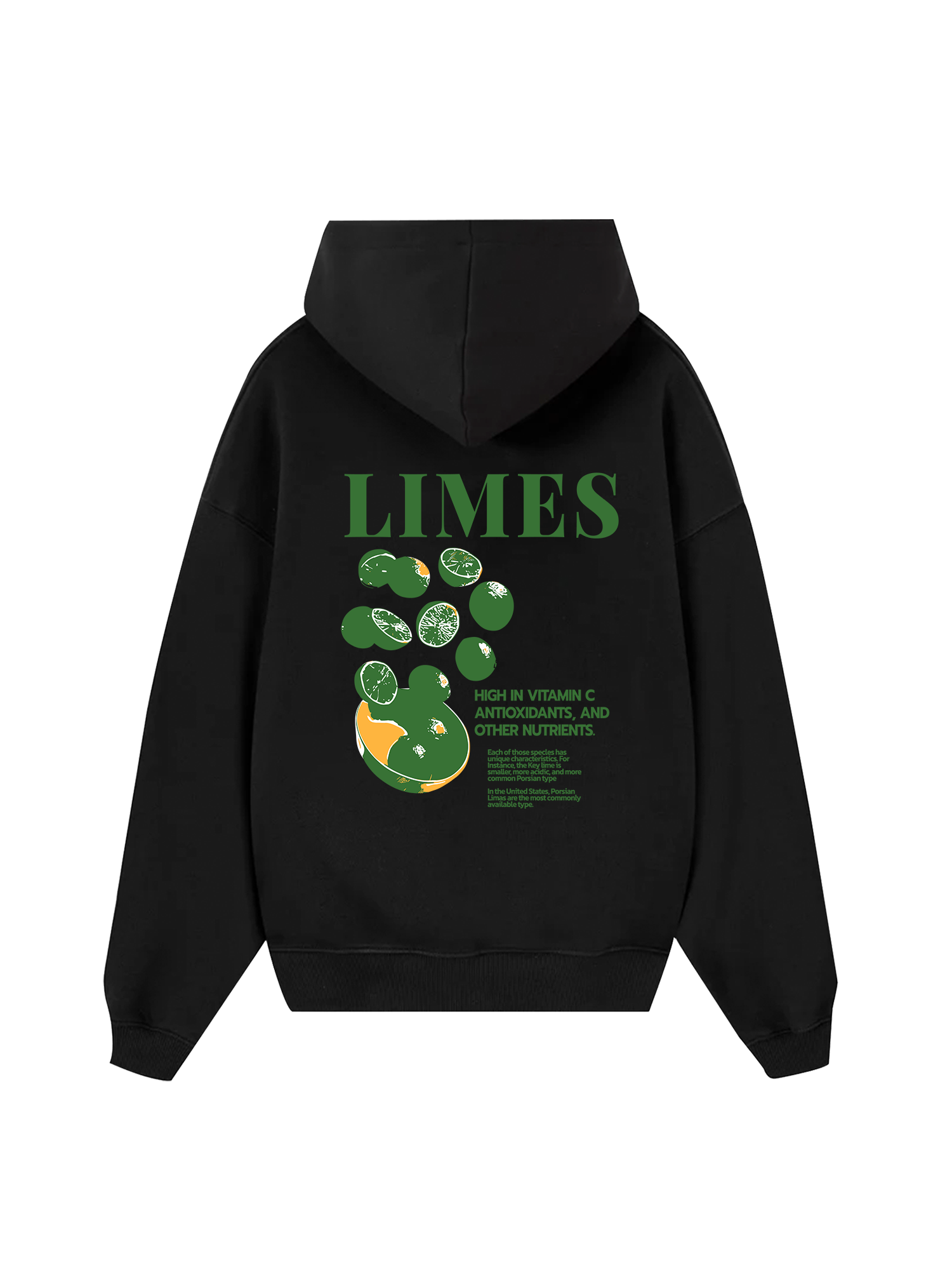 Tropical Bowl Of Limes Hoodie