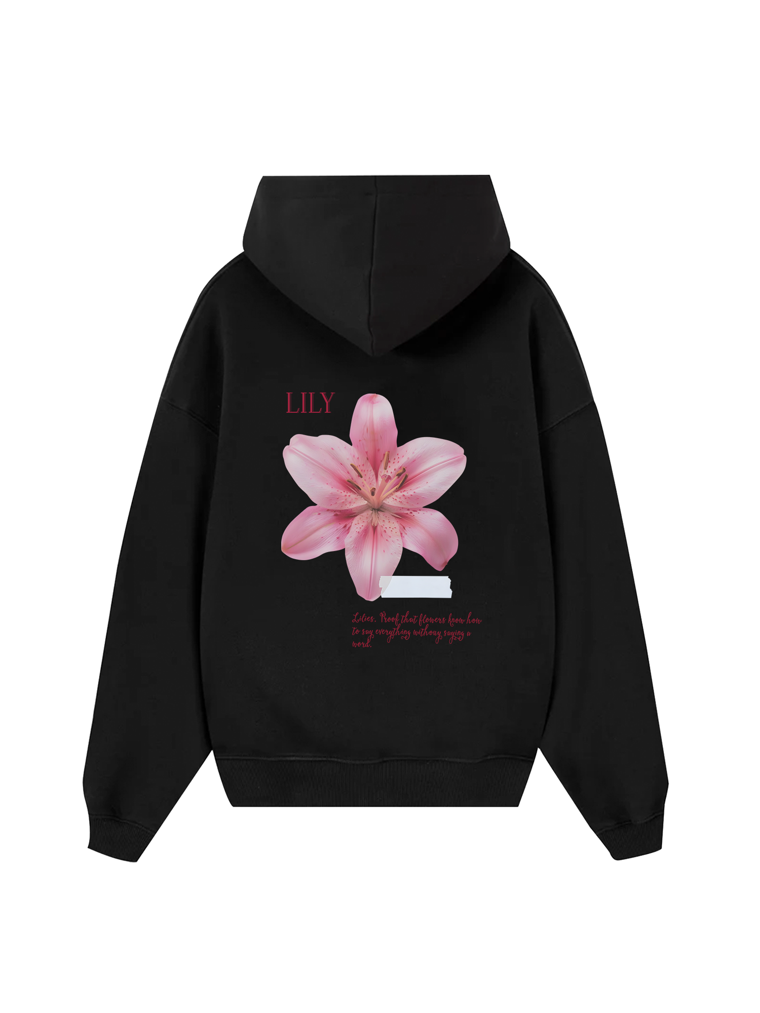 Floral Lily_s language Hoodie