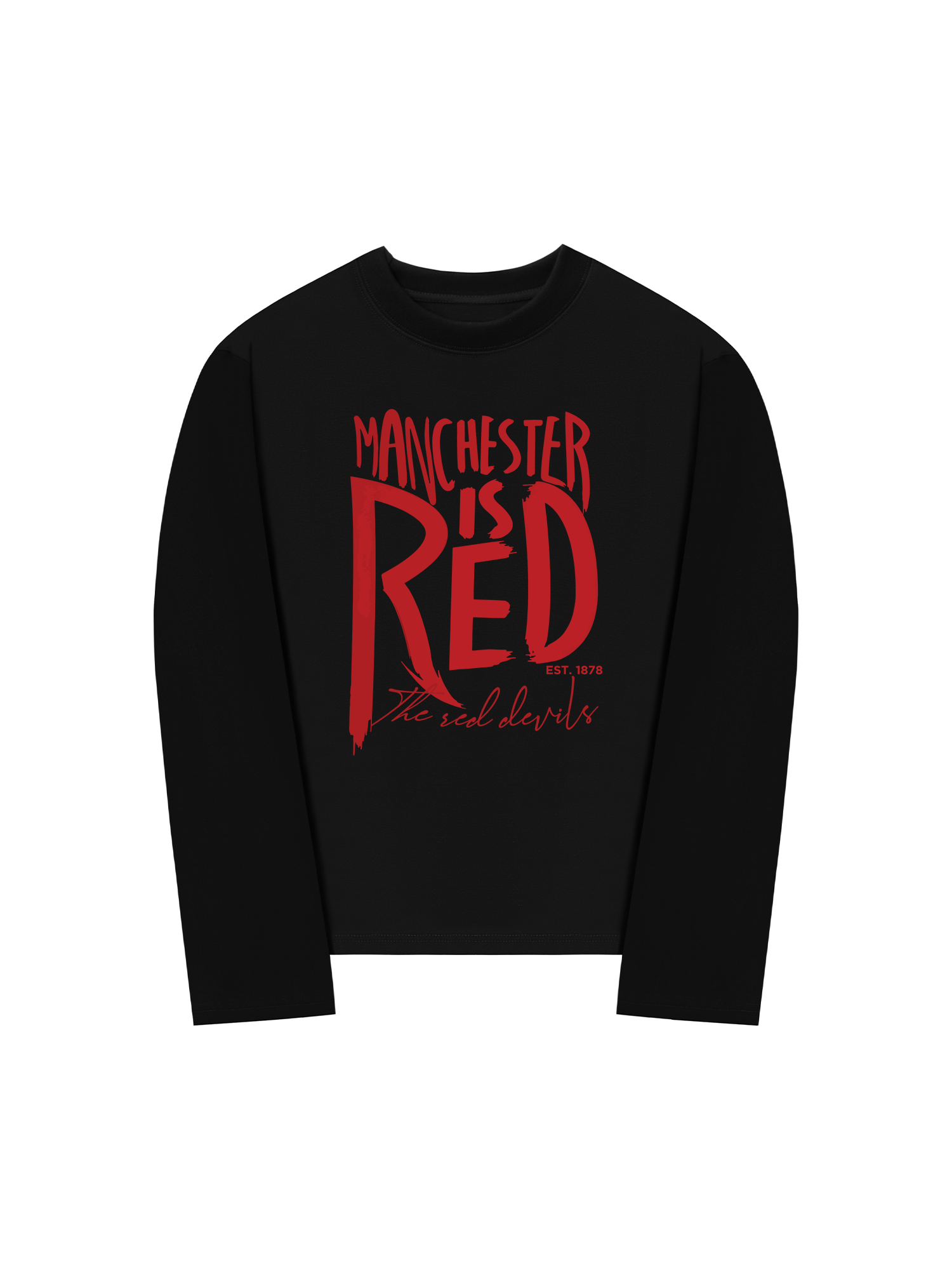 Áo Thun Dài Tay Manchester is Red