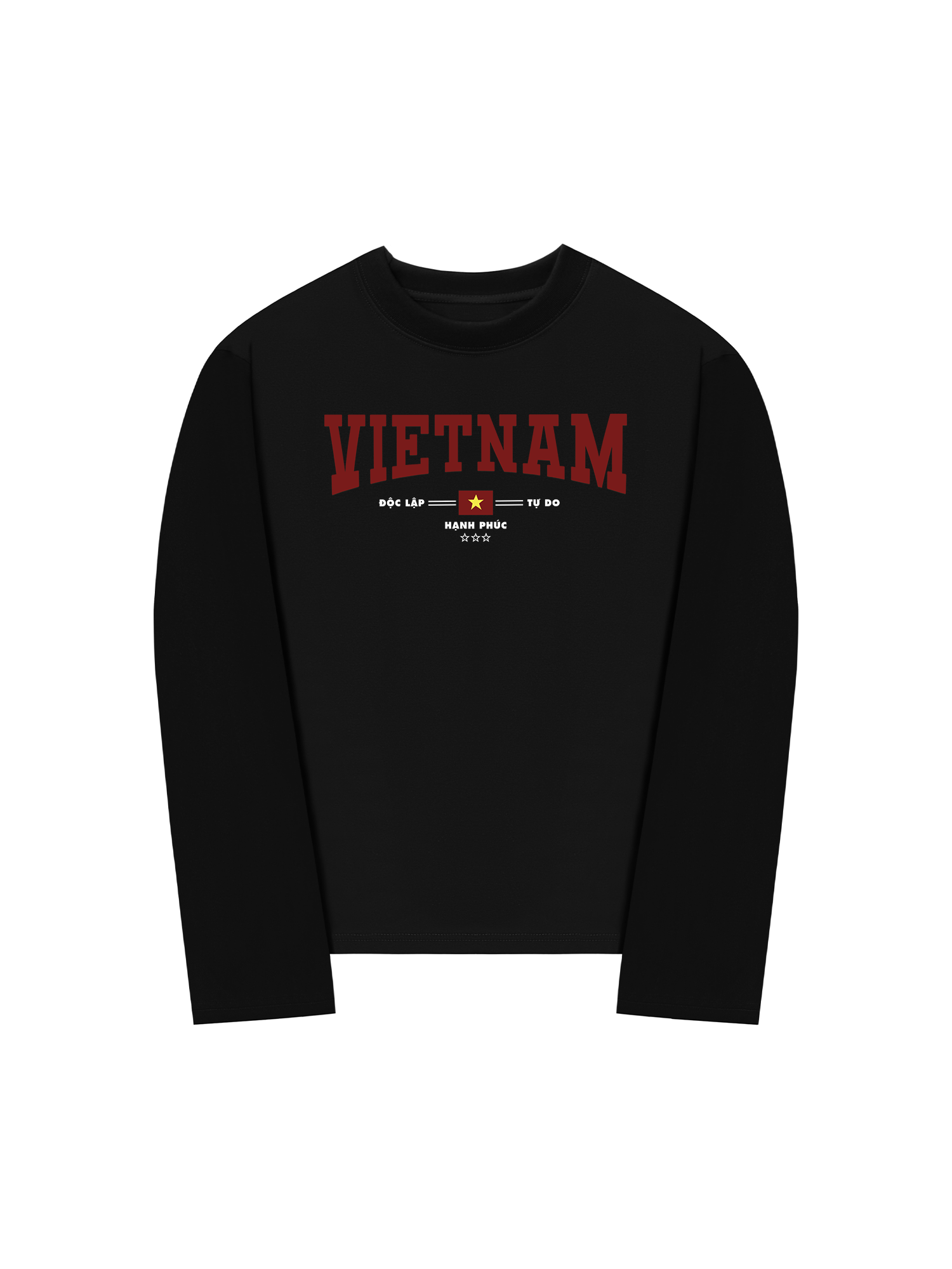 Áo Thun Dài Tay Việt Nam Độc lập - Tự Do - Hạnh Phúc 3