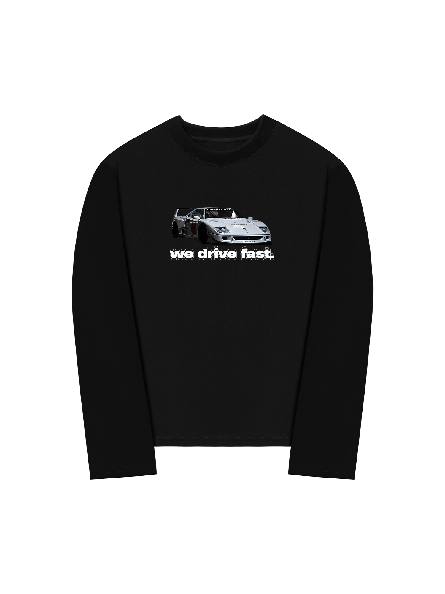 Áo Thun Dài Tay Ferrari We Drive Fast