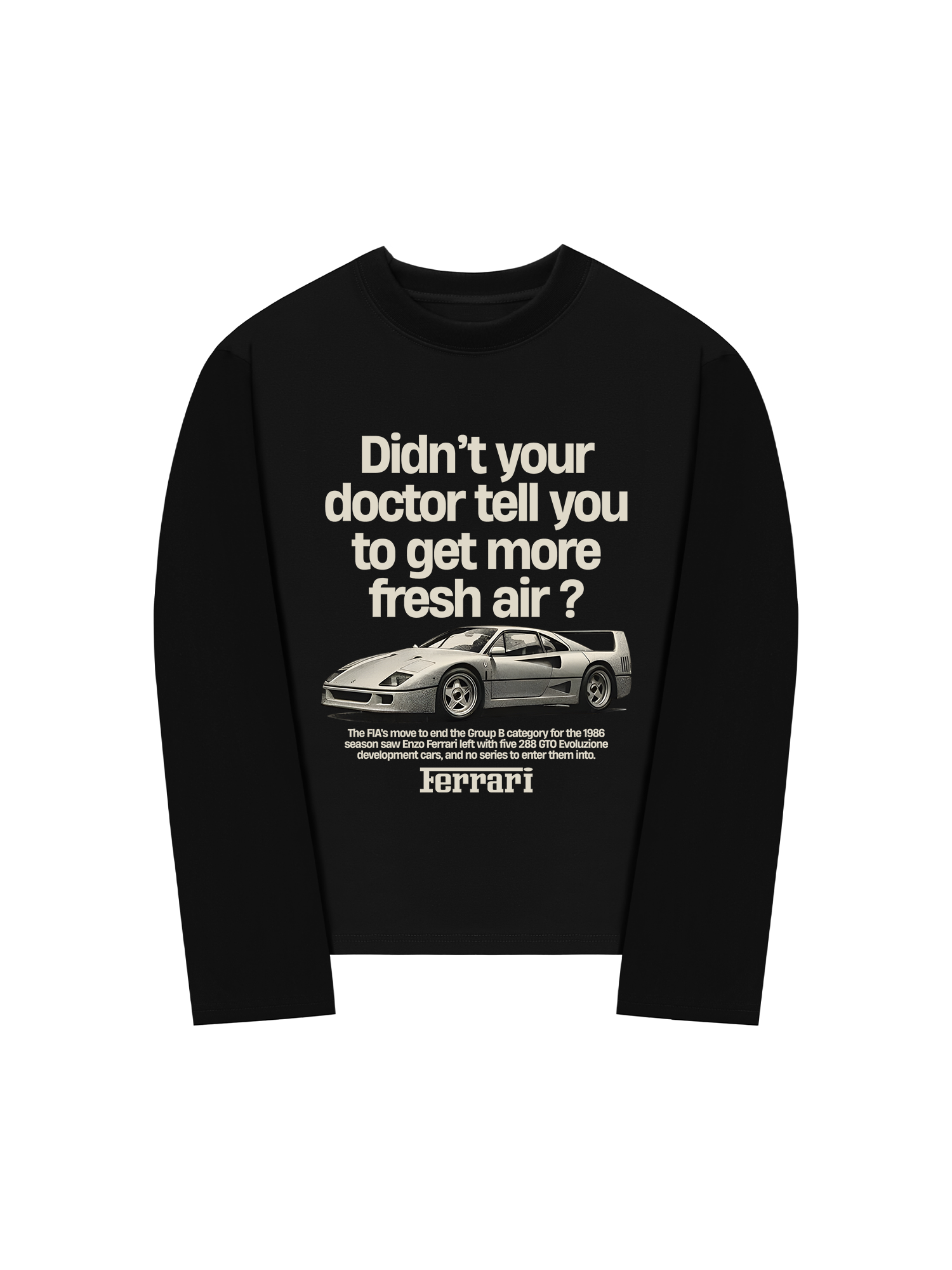 Áo Thun Dài Tay Ferrari Fresh Air