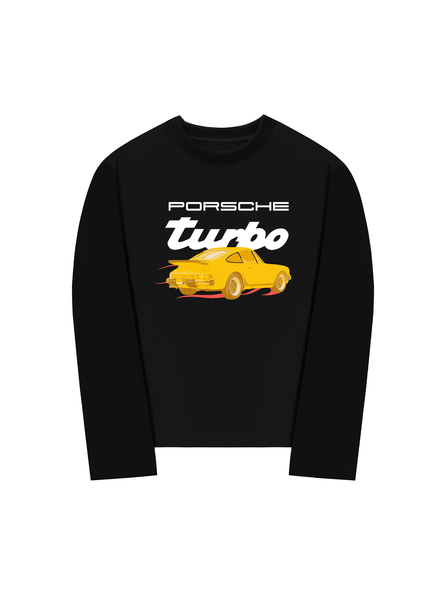 Áo Thun Dài Tay Porsche Turbo Golden Race