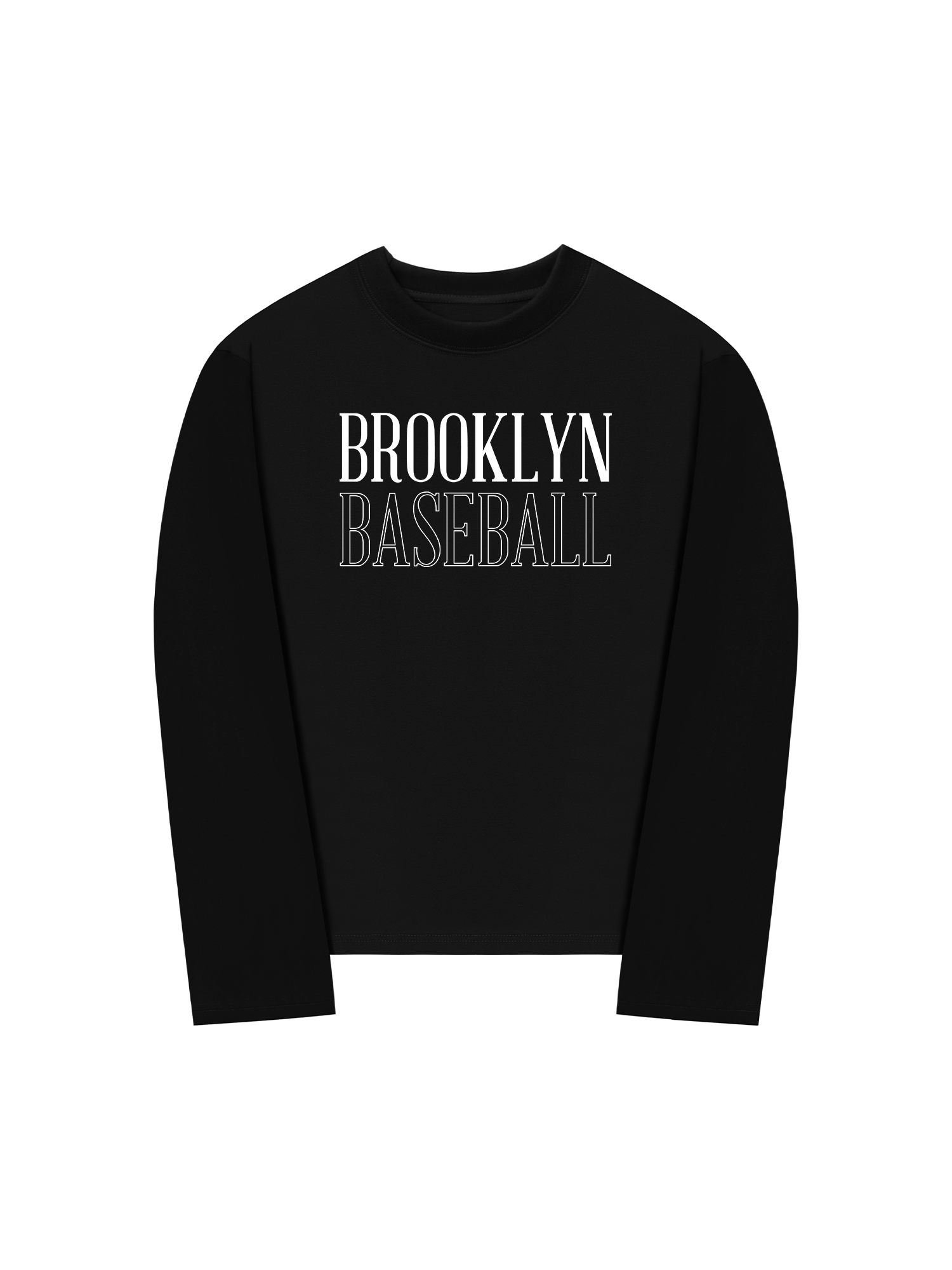 Áo Thun Dài Tay Baseball Basic Brooklyn