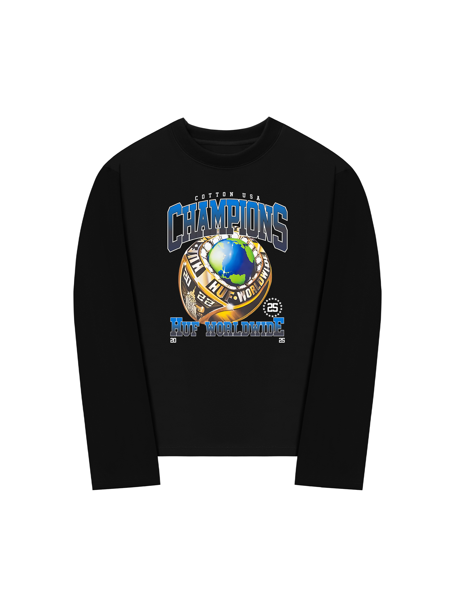 Áo Thun Dài Tay Champions Huf Worldwide