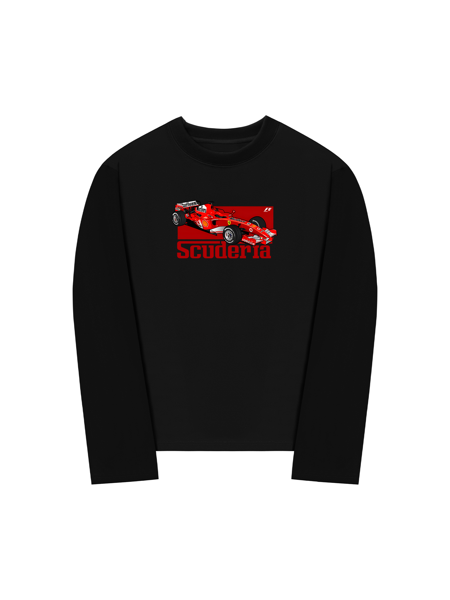 Áo Thun Dài Tay Ferrari Scuderia Race