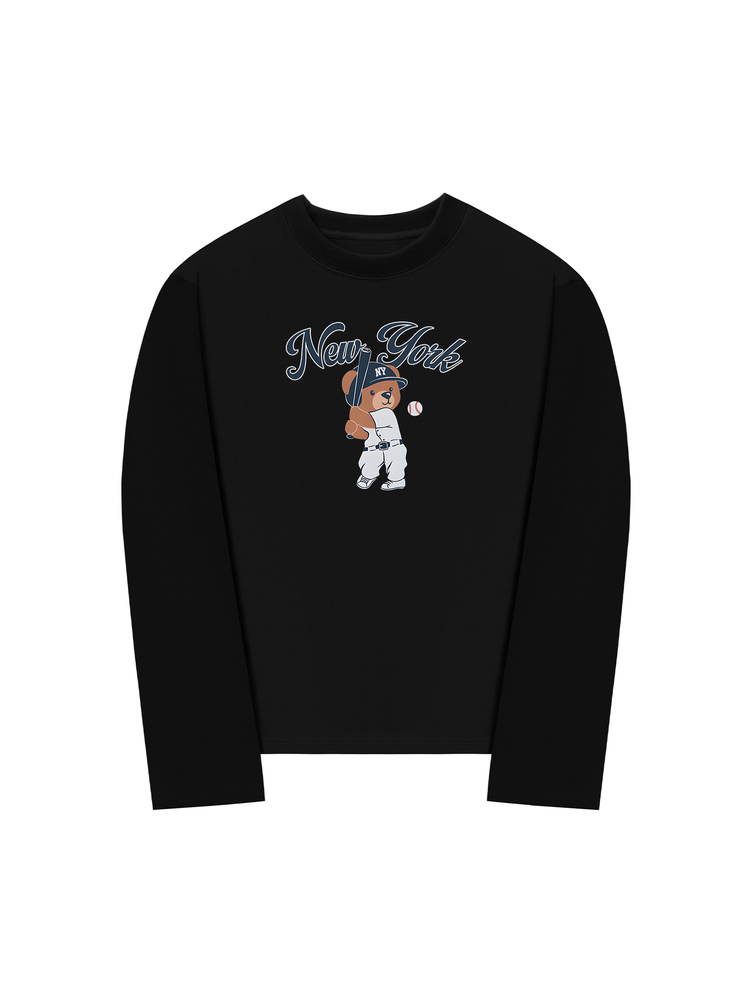 Áo Thun Dài Tay Baseball Bear