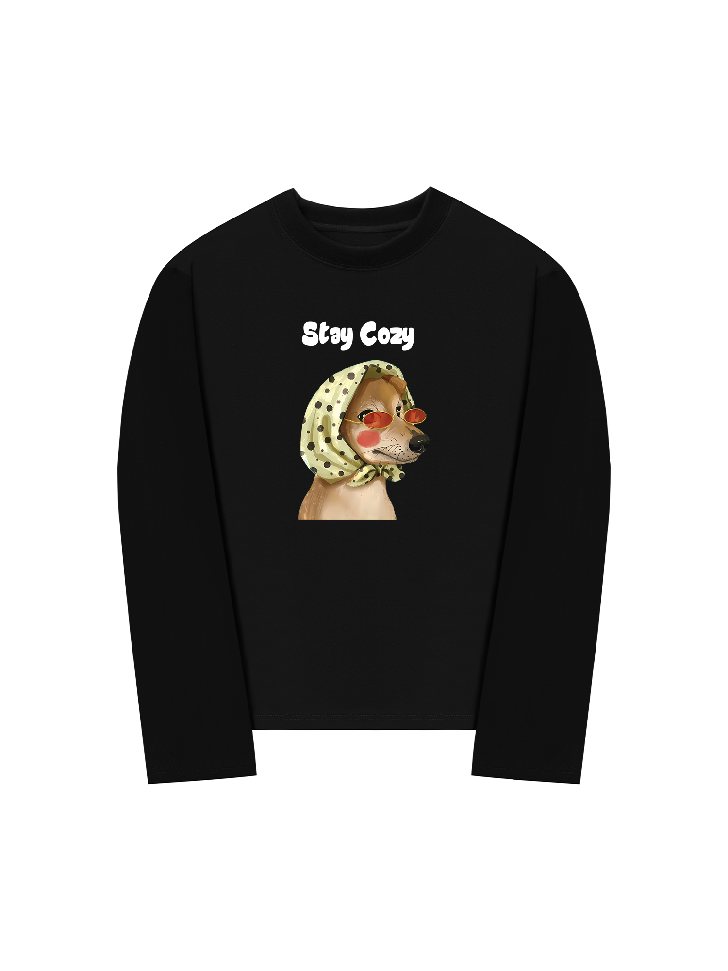 Áo Thun Dài Tay Fashion Dog Stay Cozy