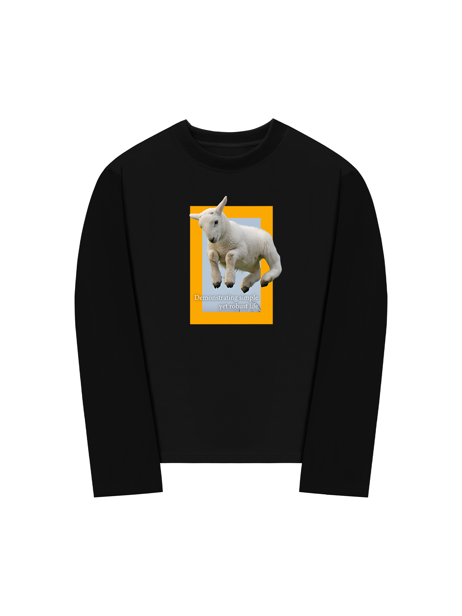 Áo Thun Dài Tay Wild Life Demonstrating Simple