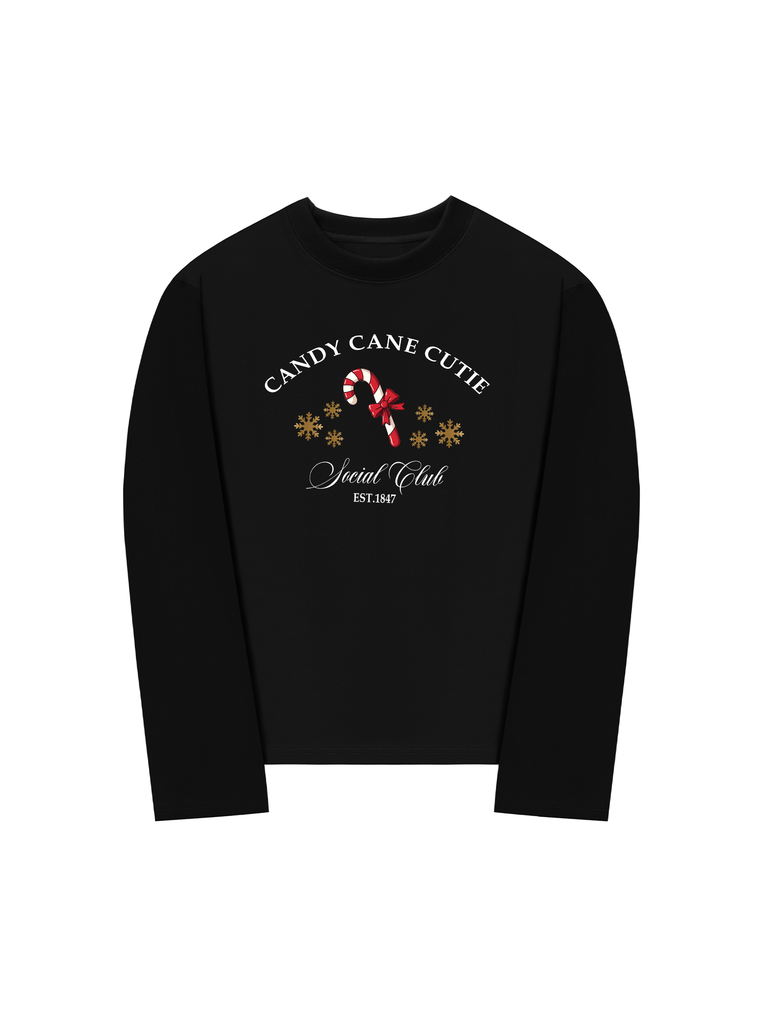 Áo Thun Dài Tay Candy Cane Cutie