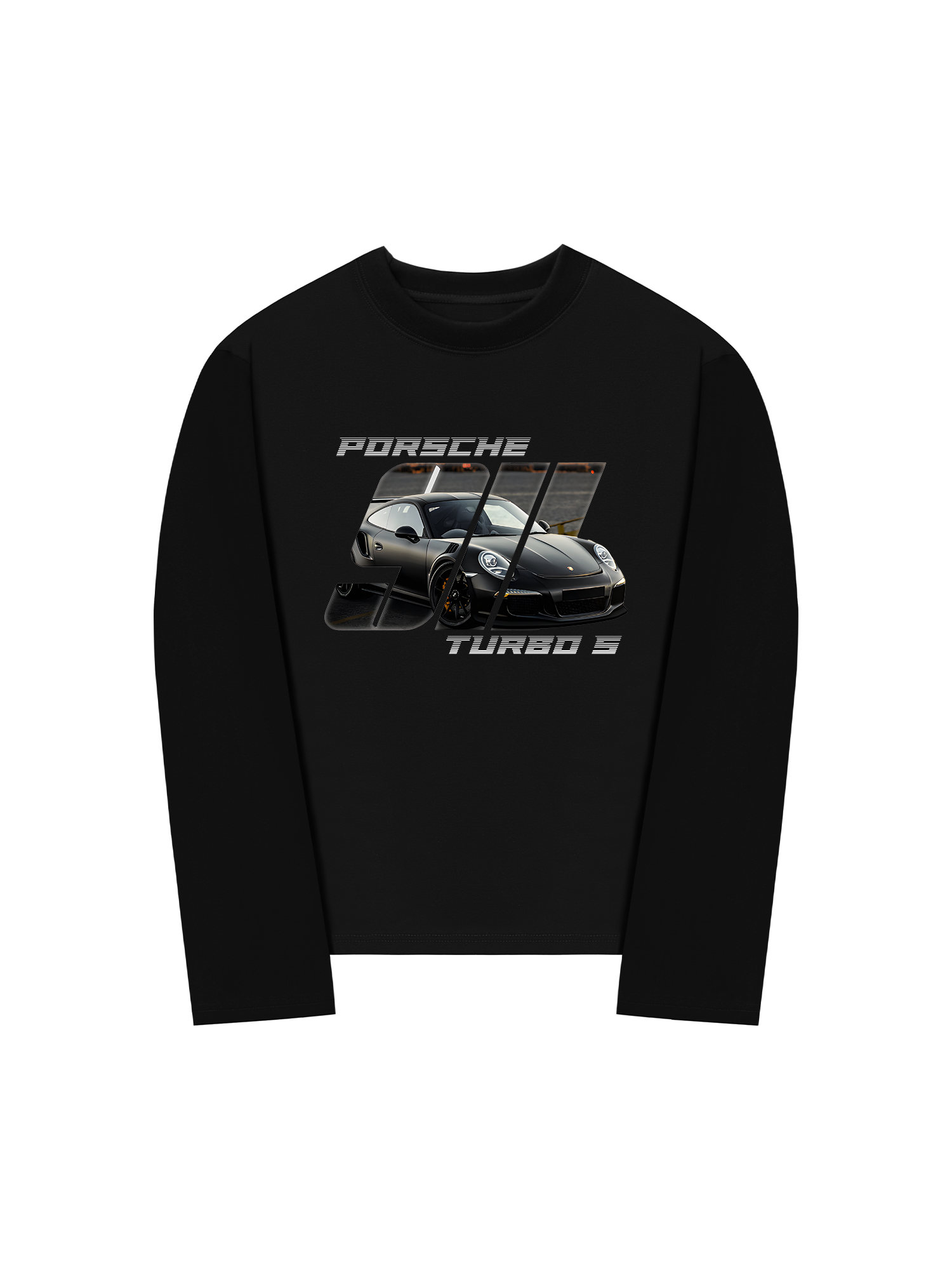 Áo Thun Dài Tay Porsche Silver Turbo S